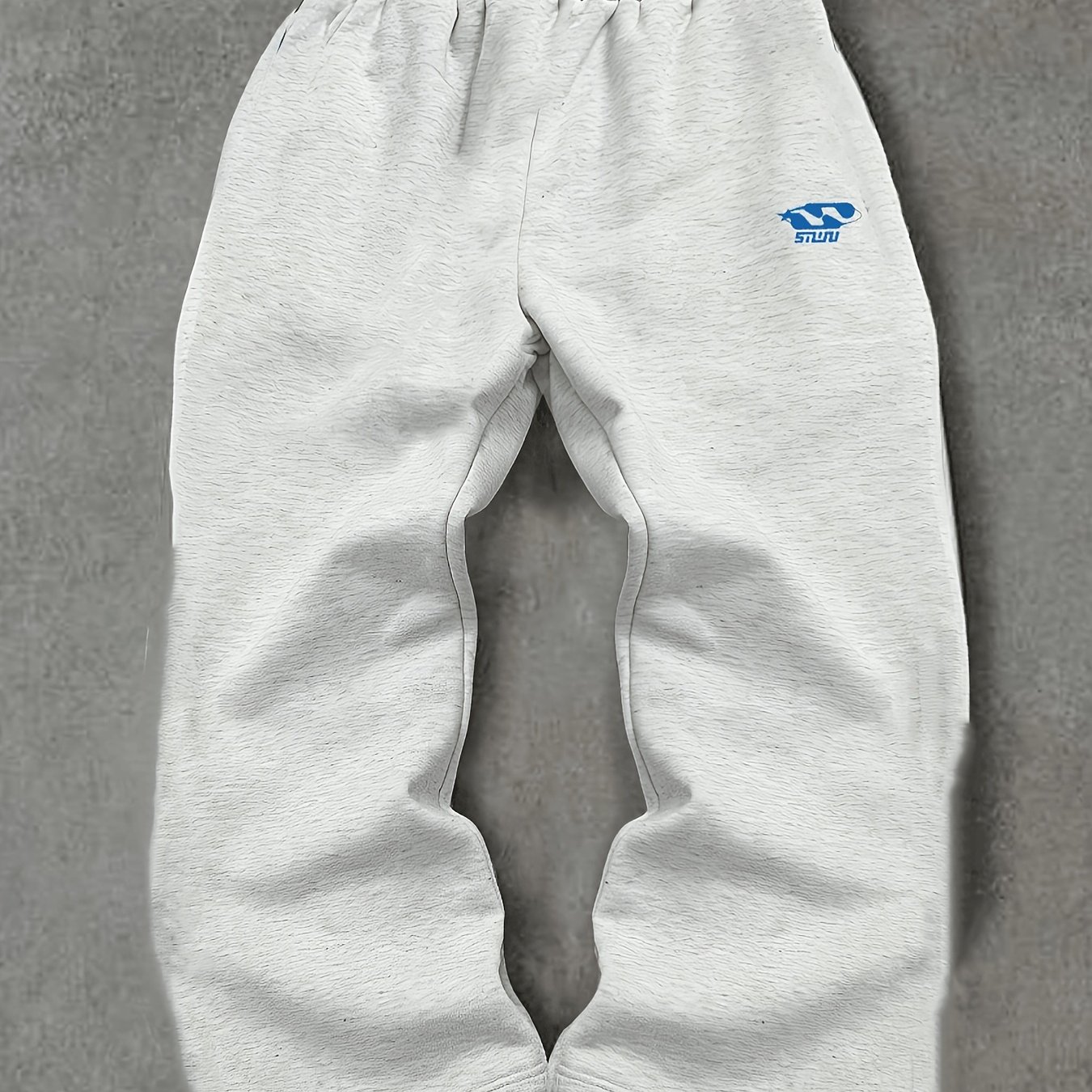 TEMU Printed Sweatpants, Loose Casual Sports Trousers, Men's Straight Leg Wide Leg Pants