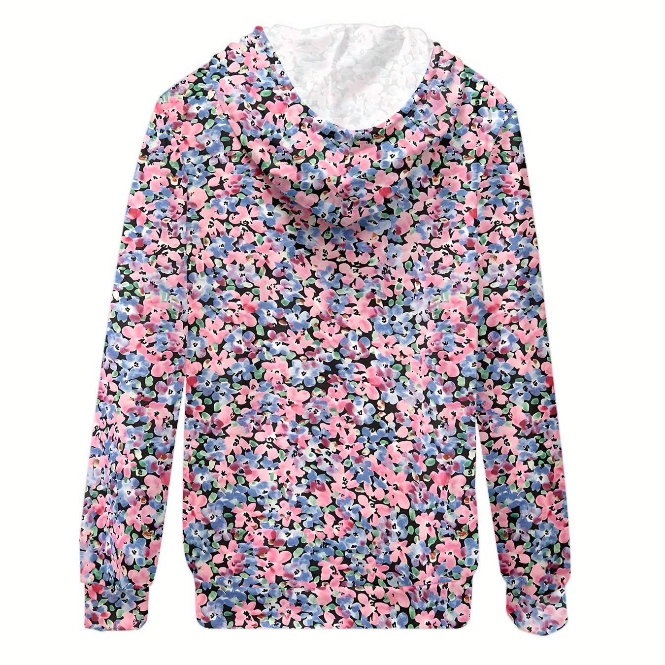 TEMU Plus Size - Plus Size - Western Fashion Women's Casual Zip-up Hoodie, Women's Zip-up Hoodie