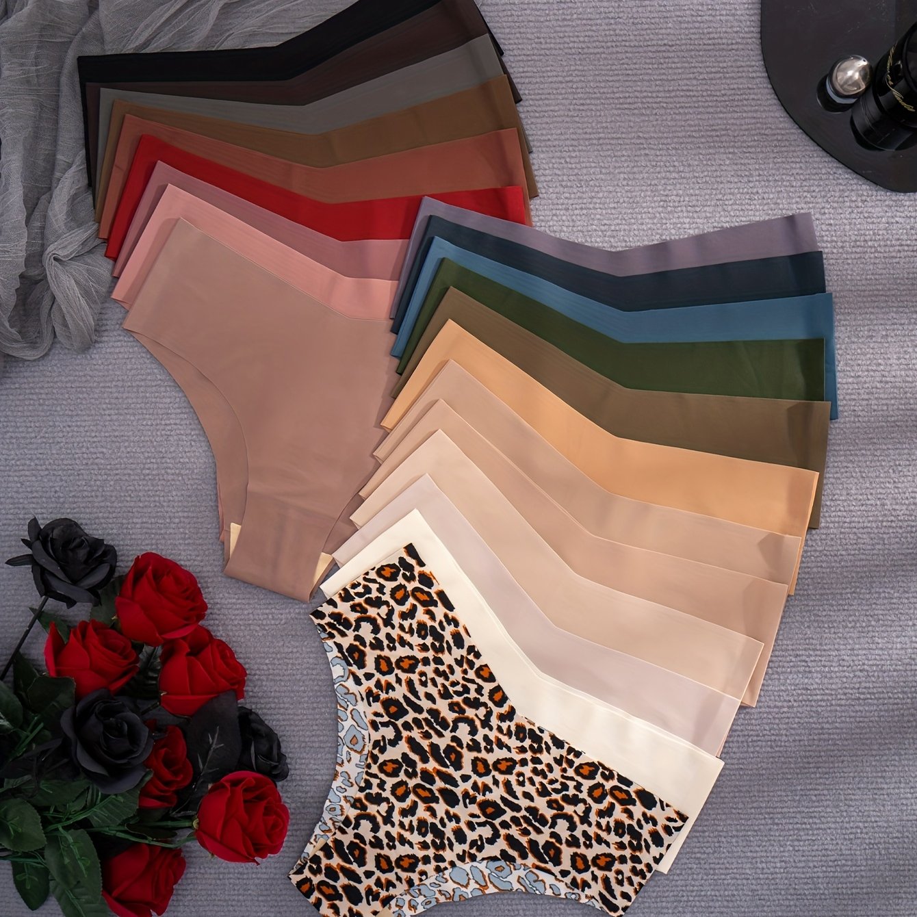 E-shop 21er-Packung Damen Triangel-Slips in Unifarben, selbstklebend, bequem