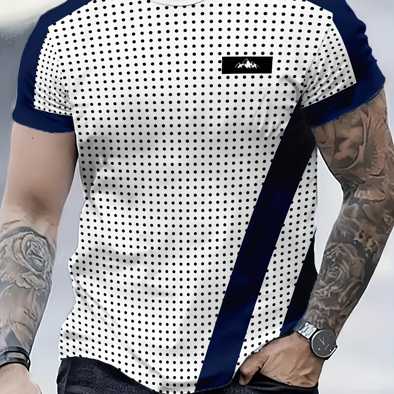 TEMU - Men's Fashion Casual Print T-shirt