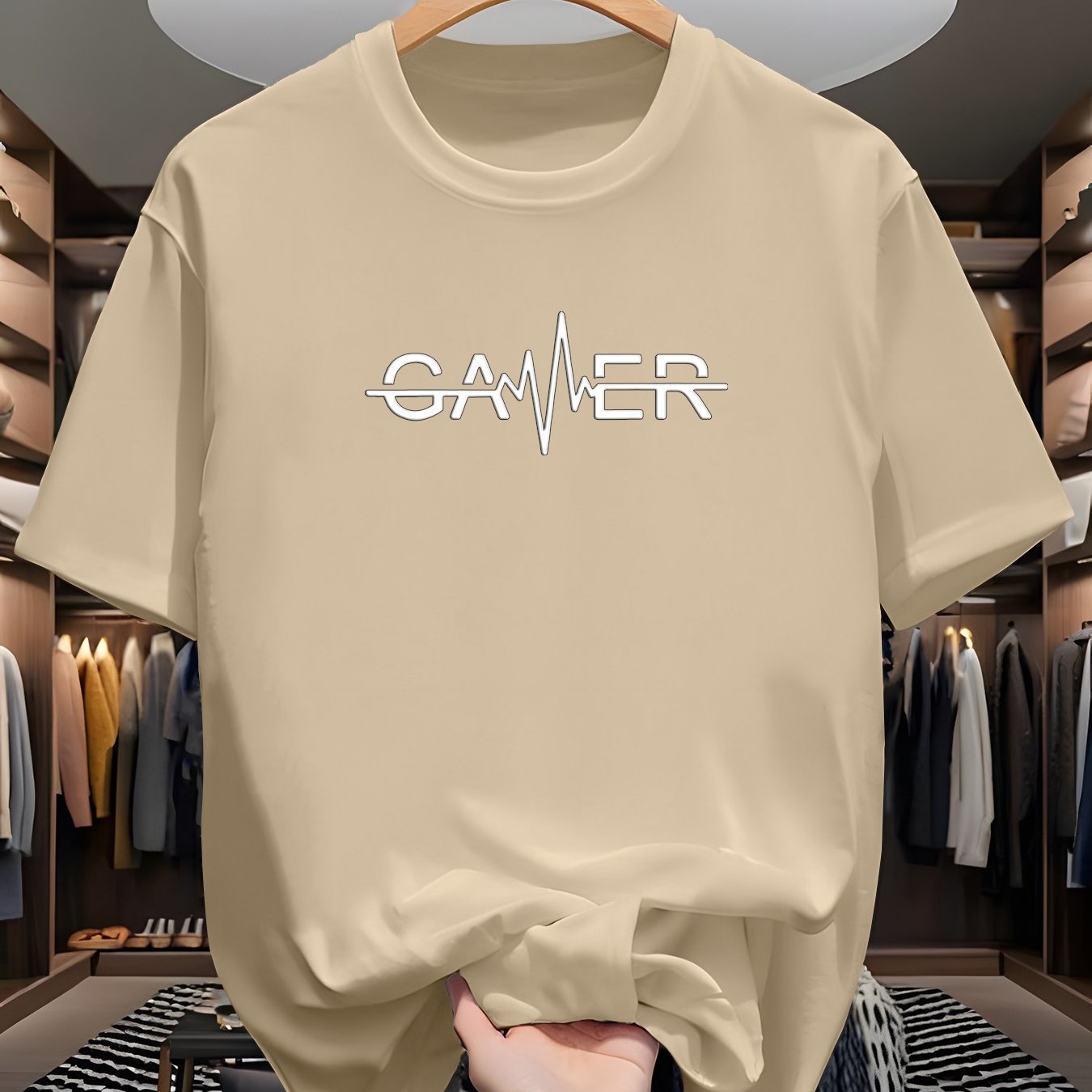 TEMU New Pattern T-shirt, Men's T-shirt, Breathable Fashion T-shirt, Men's T-shirt, Quick-drying T-shirt, Sweatshirt, Function Fashion T-shirt,