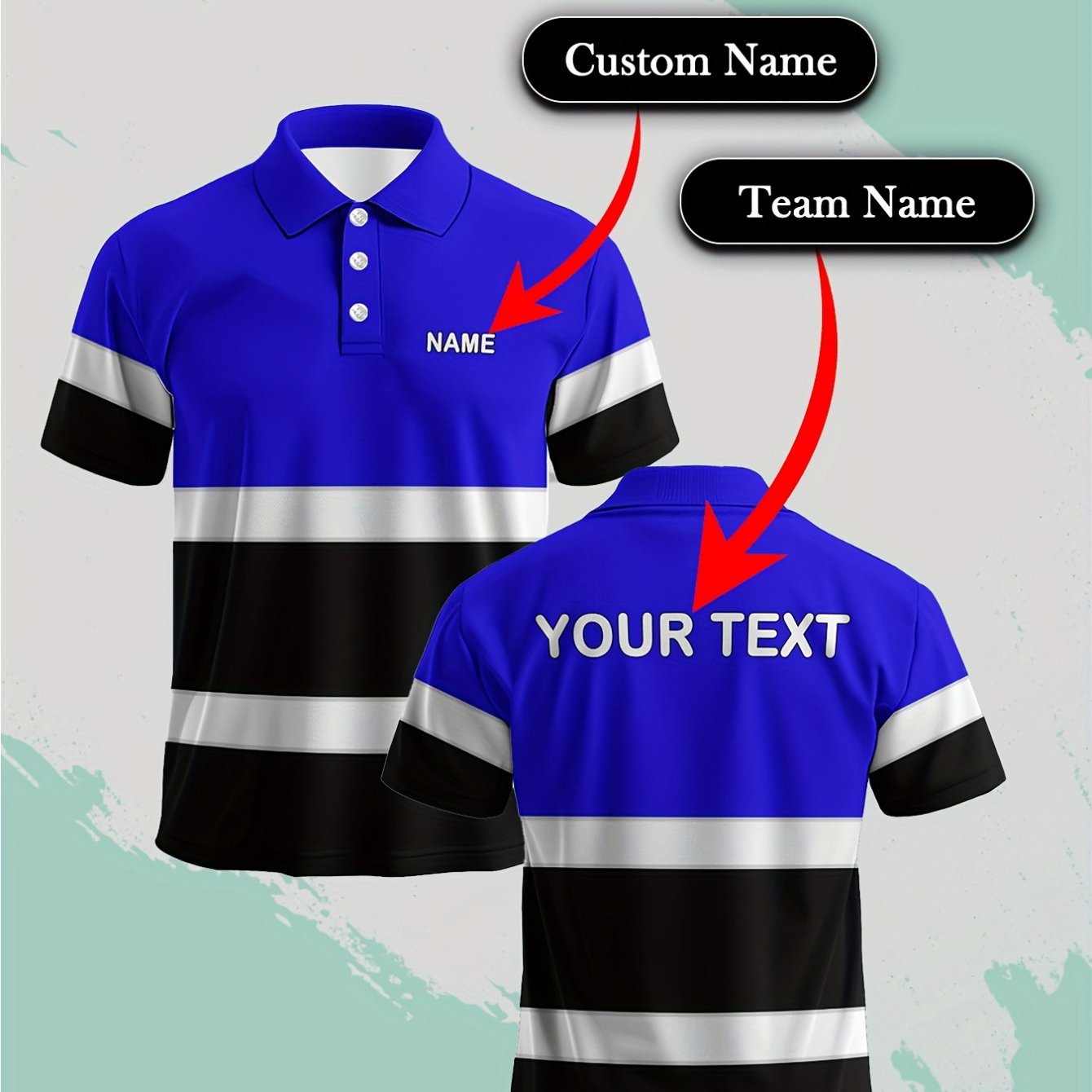 TEMU Men's Custom Casual Shirt - Personalized Name, Durable And Breathable Fabric, Lapel Short Sleeve For Summer Outdoor Daily Streetwear,