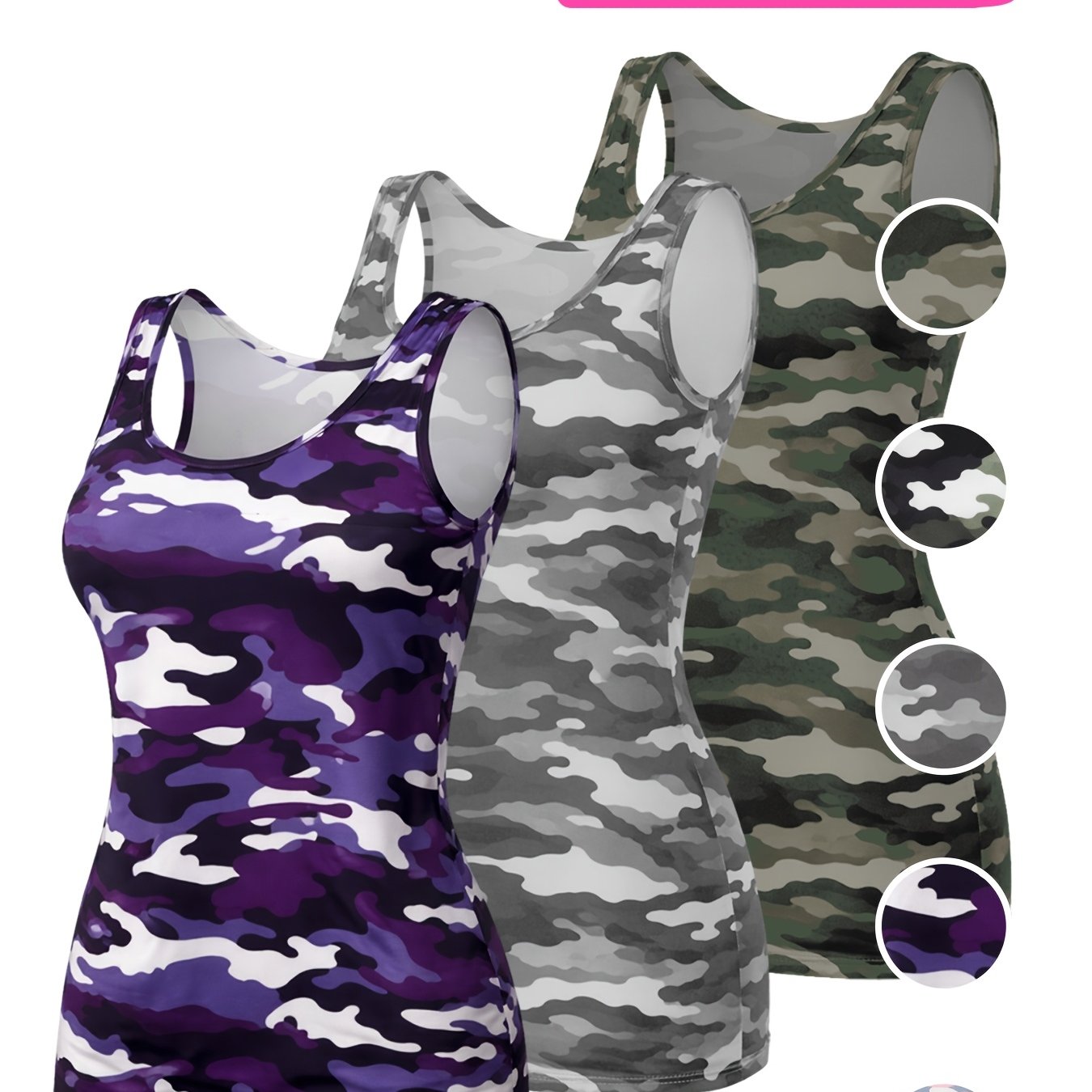 Random 3pcs Women's Vests