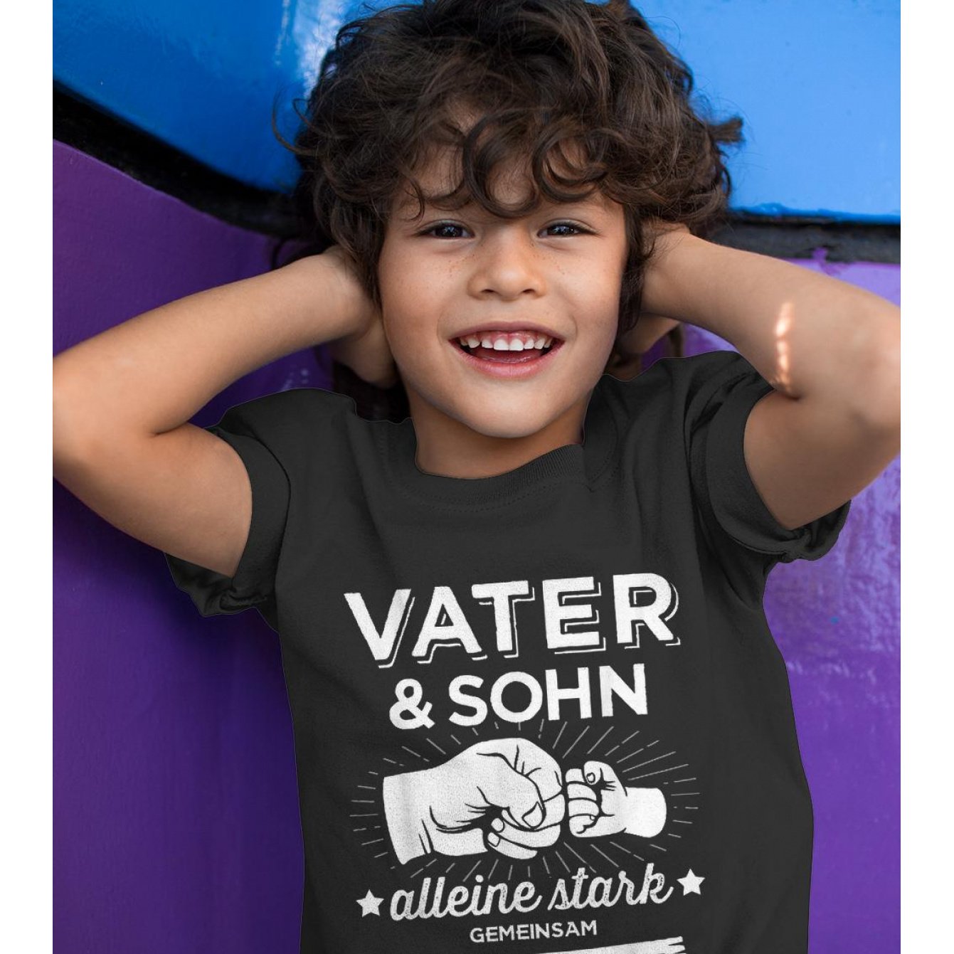 Image of Papa& Son Matching Family Father's Day Birthday T-shirt- German Text Vater& Sohn& Alles - Father-son Bonding, Unisex& Casual Round Neck Short Sleeve Outfits, Fit(father's, For Teenager, For Teenager