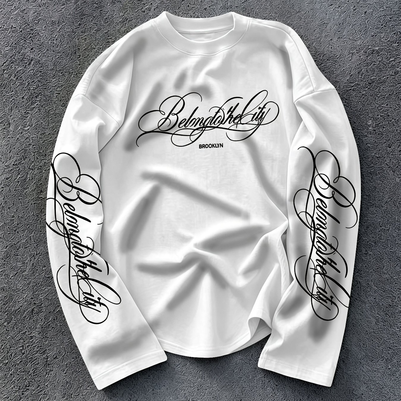 TEMU Men's Long Sleeve T-shirt With Print, Regular Spring/autumn Sleeve Top, Outdoor Casual Top