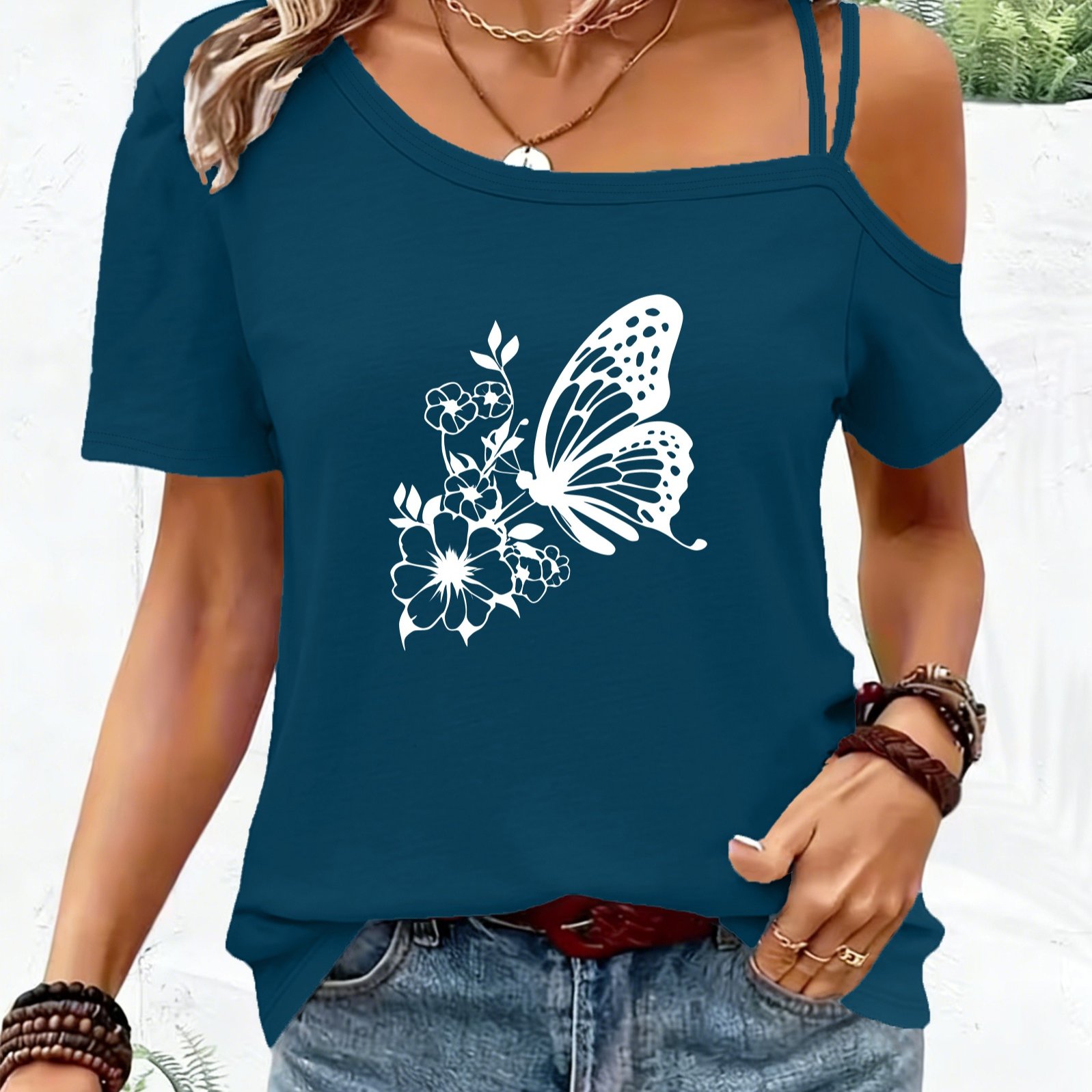 TEMU 1PCY2K, Moda de Tendencia, Moda, Camiseta de Manga Corta para Mujer de , Verano y Otoño, Casual y Cómoda, Moda de Tendencia, Ropa de y Verano