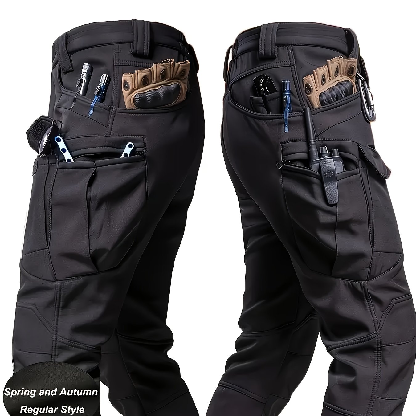E-shop Taktische Herrenhose für Frühling und Herbst, lässig, sportlich, , mit mehreren , leicht dehnbar, Outdoor-Hose