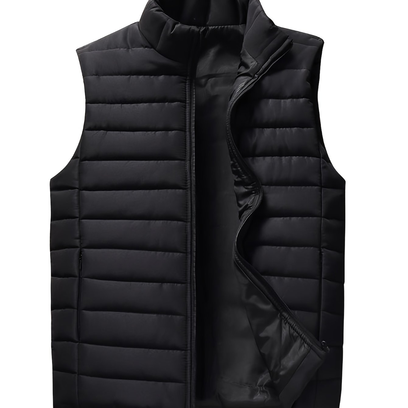TEMU [Shu Lesshui OBM] Gilet manches fin pour homme - Chaud, léger, coupe-vent, adapté aux activités de , au fitness, à et aux loisirs, gilet