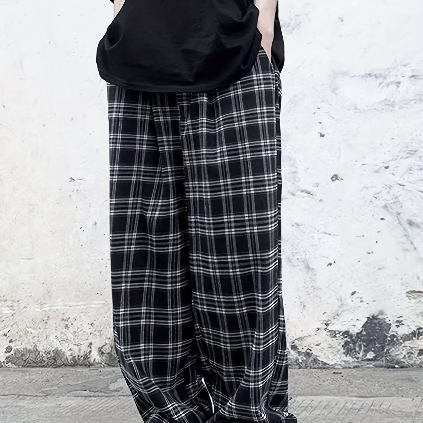 TEMU Men's Fashionable Casual Sports Outdoor Long Pants