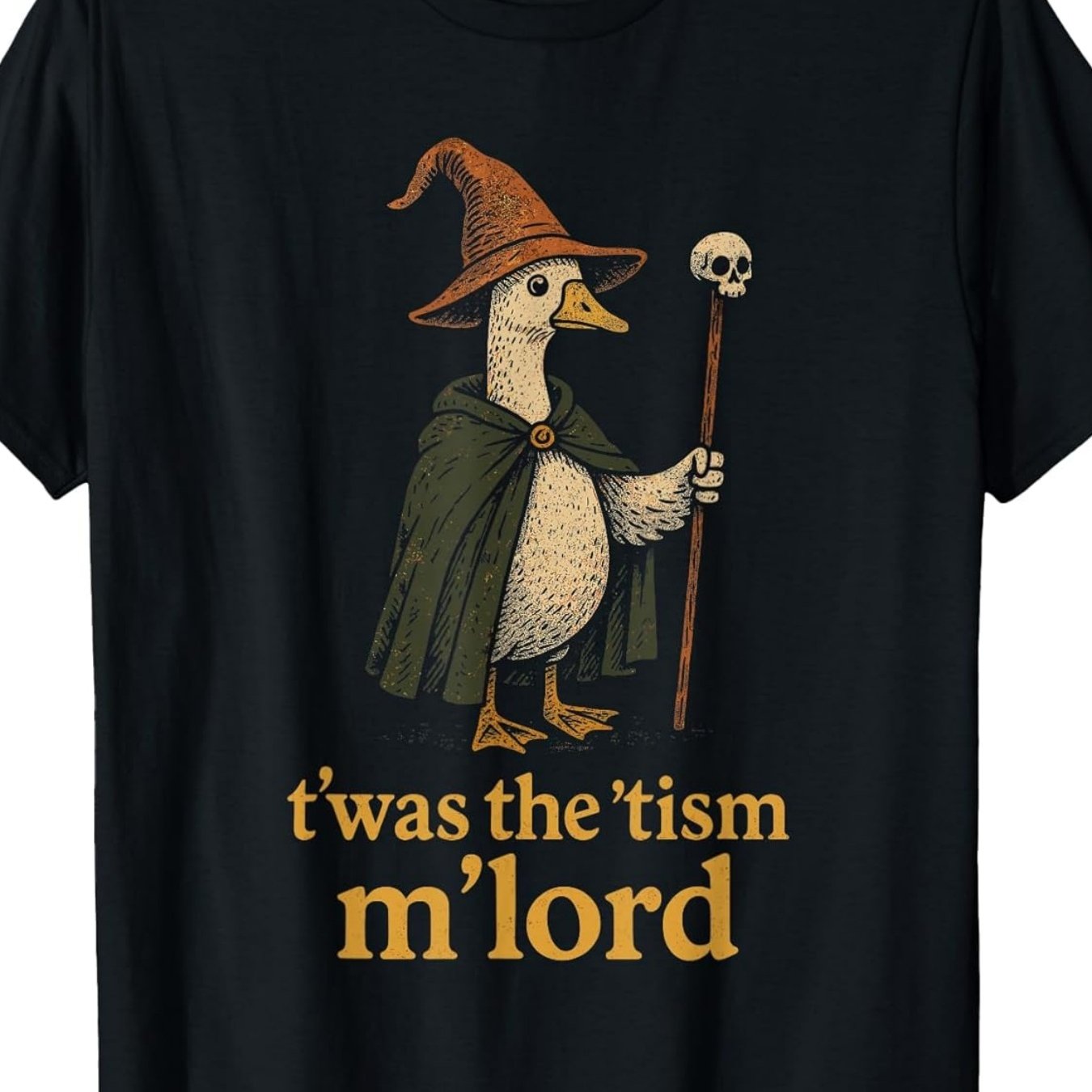 TEMU Hobby Meme Twas The M Lord Silly Goose Pattern Children T-shirt Fashion Premium T-shirt Casual Wear Print Round Neck T-shirt Gift Outdoor Casual