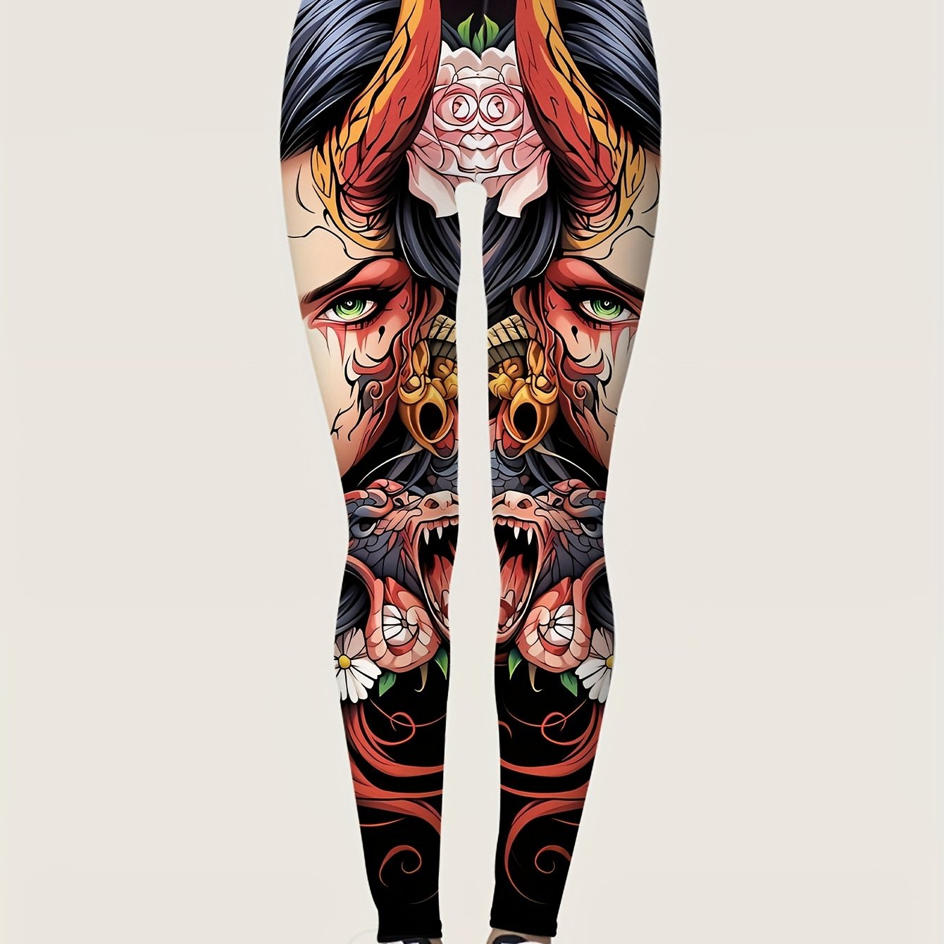 TEMU Printed Leggings For Women - Premium Super Prints