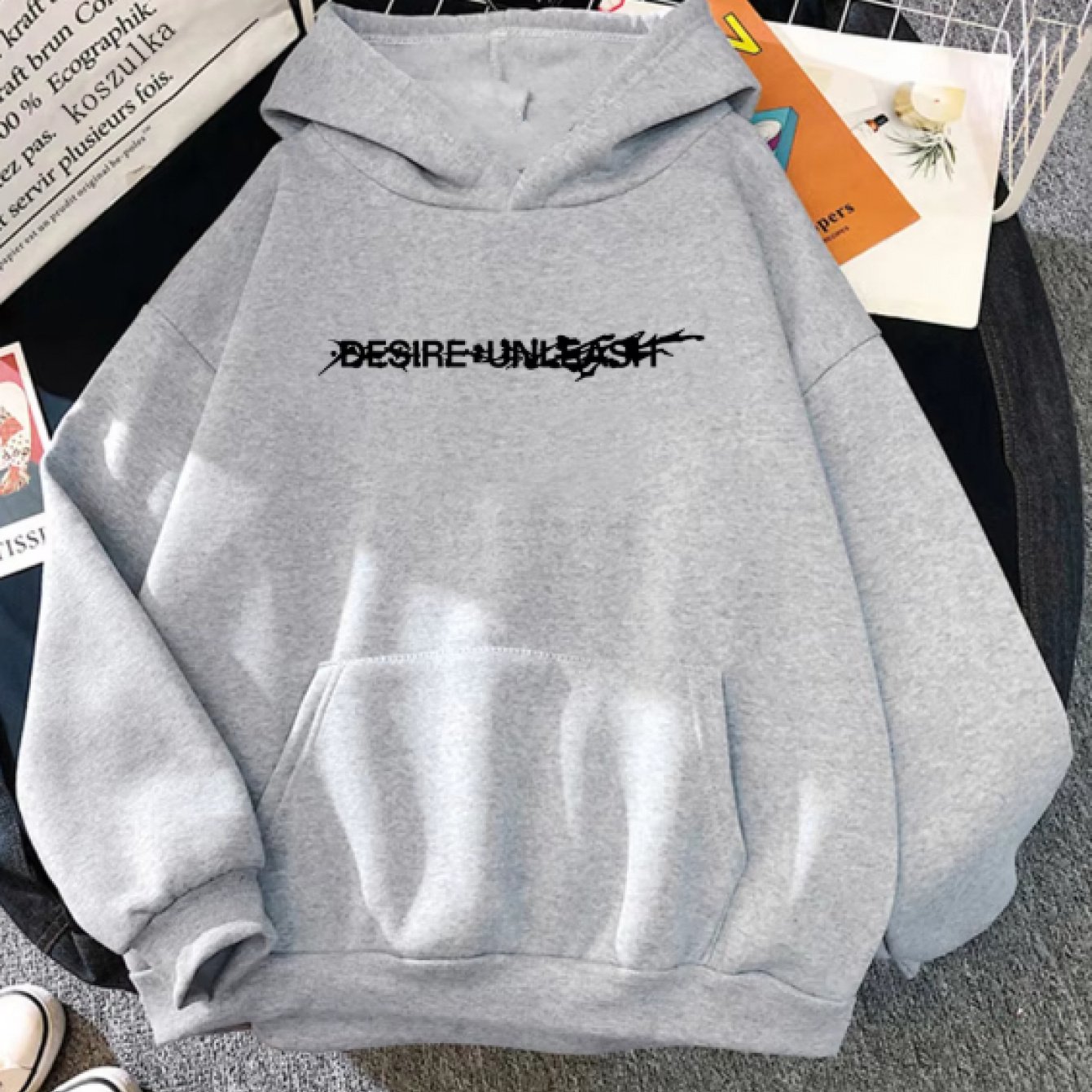 TEMU Album Desire Hoodie Walk Women/men Hoodies Funny Autumn Winter Clothes Aesthetic Sweatshirt Vintage