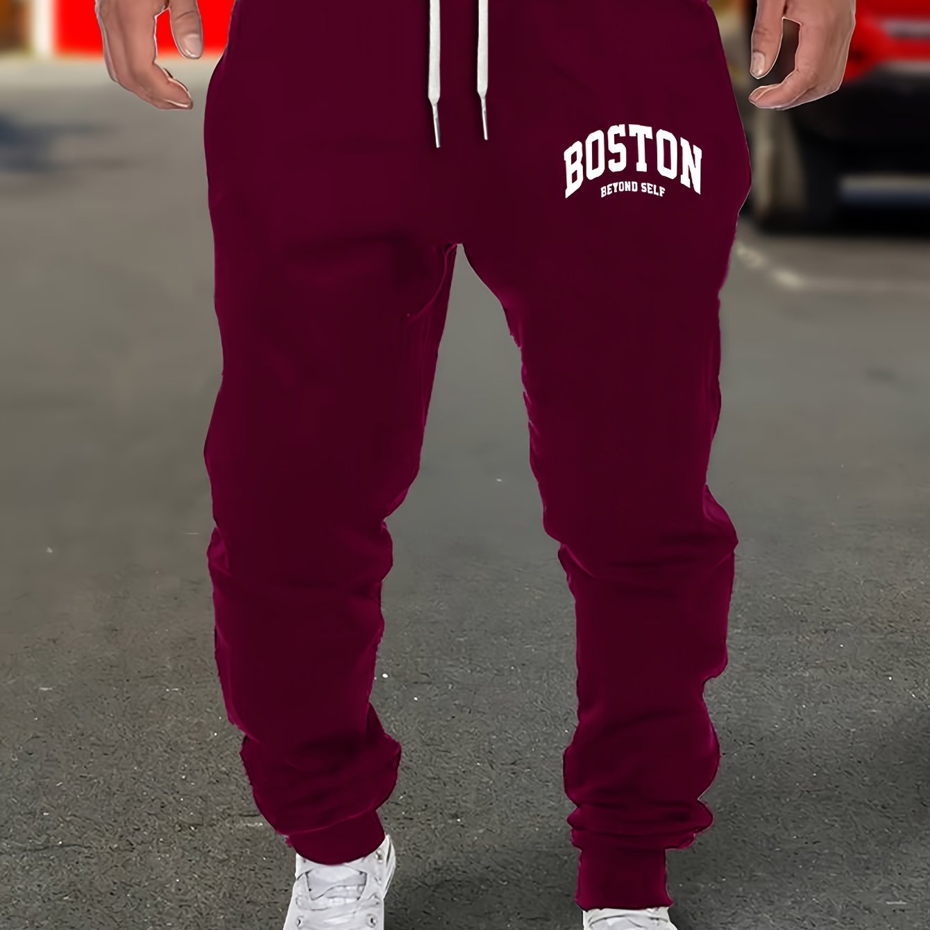 TEMU Men's Casual Sweatpants, Comfortable Fall Winter Athletic Trousers, Winter Casual Outdoor Joggers