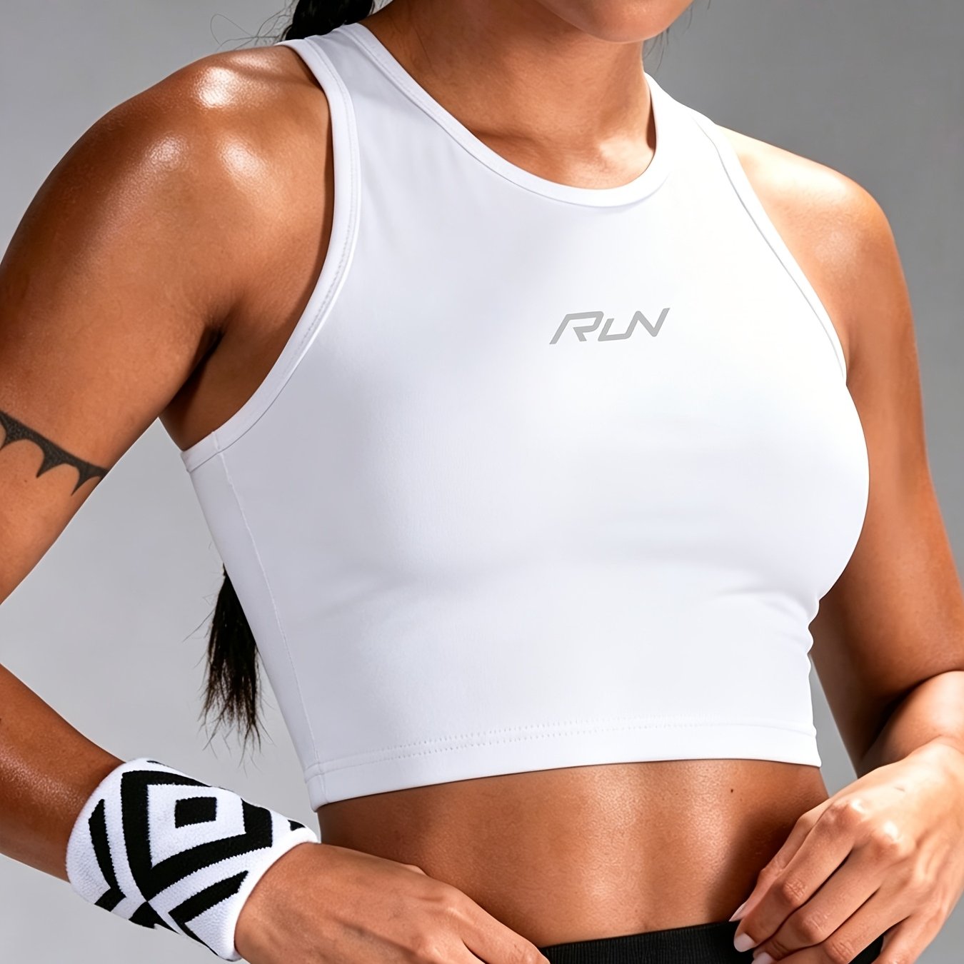 TEMU Quick-drying Fitness Vest Women's Breathable Everyday Fitness Versatile Sports Short Sleeveless T-shirt Running Top