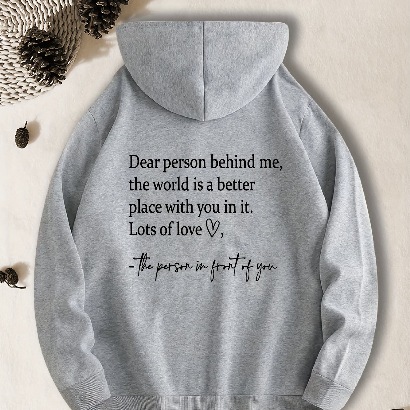 TEMU Quote Hooded Sweatshirt