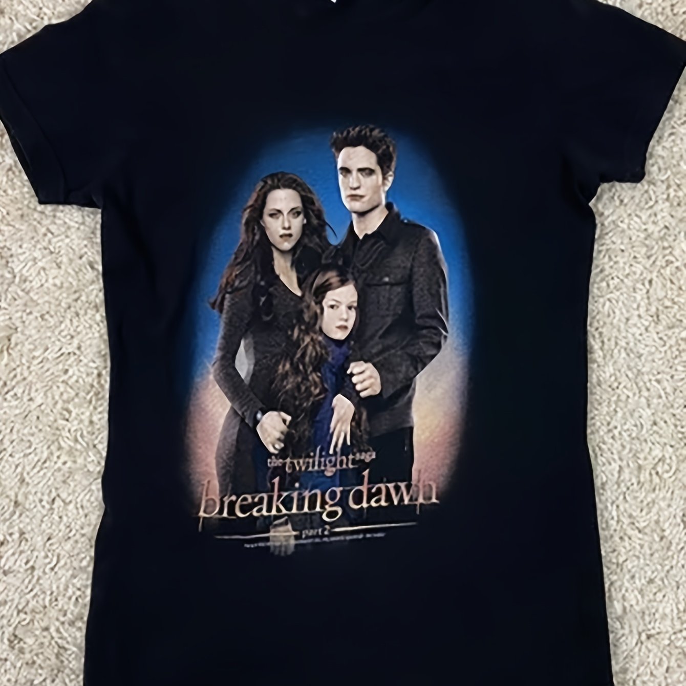 Image of 2026 New 2012 T-t Wili Ght Saga Breaking Dawn Part 2 Baby Doll T Shirt S Vampire