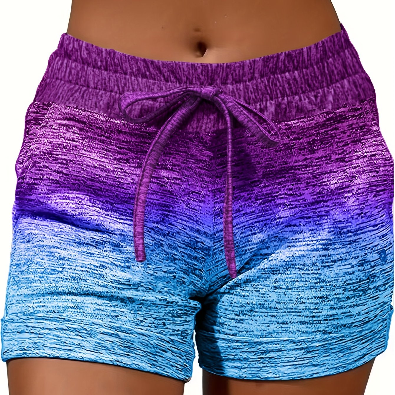 E-shop Damenshorts mit "LOVE & " Schriftzug - Elastischer Bund, Mittlere Dehnbarkeit, Maschinenwaschbar, Ganzjahreskomfort für Workouts &