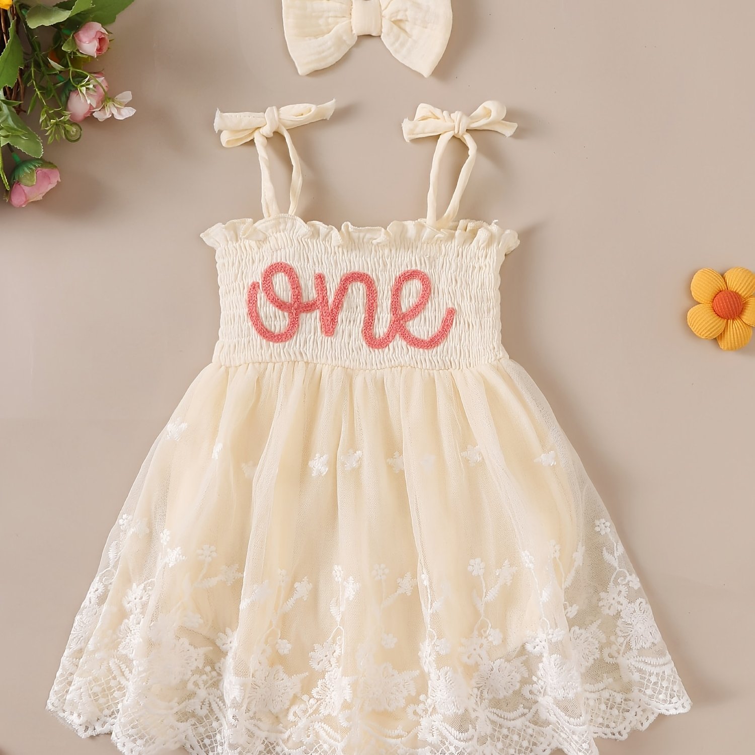 E-shop Einjähriges Baby-Mädchen Mesh-Dreieck-Strampler, für Draußen