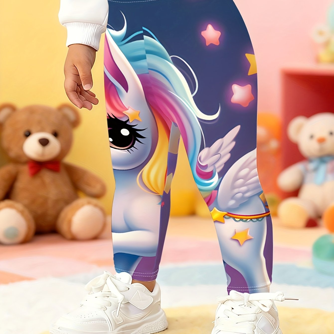 E-shop Baby- und Kleinkind - Lernen laufen - Niedliche Ballett-Leggings mit Aufdruck - Bequeme, enge Hosen, bequem und atmungsaktiv, elastisch,