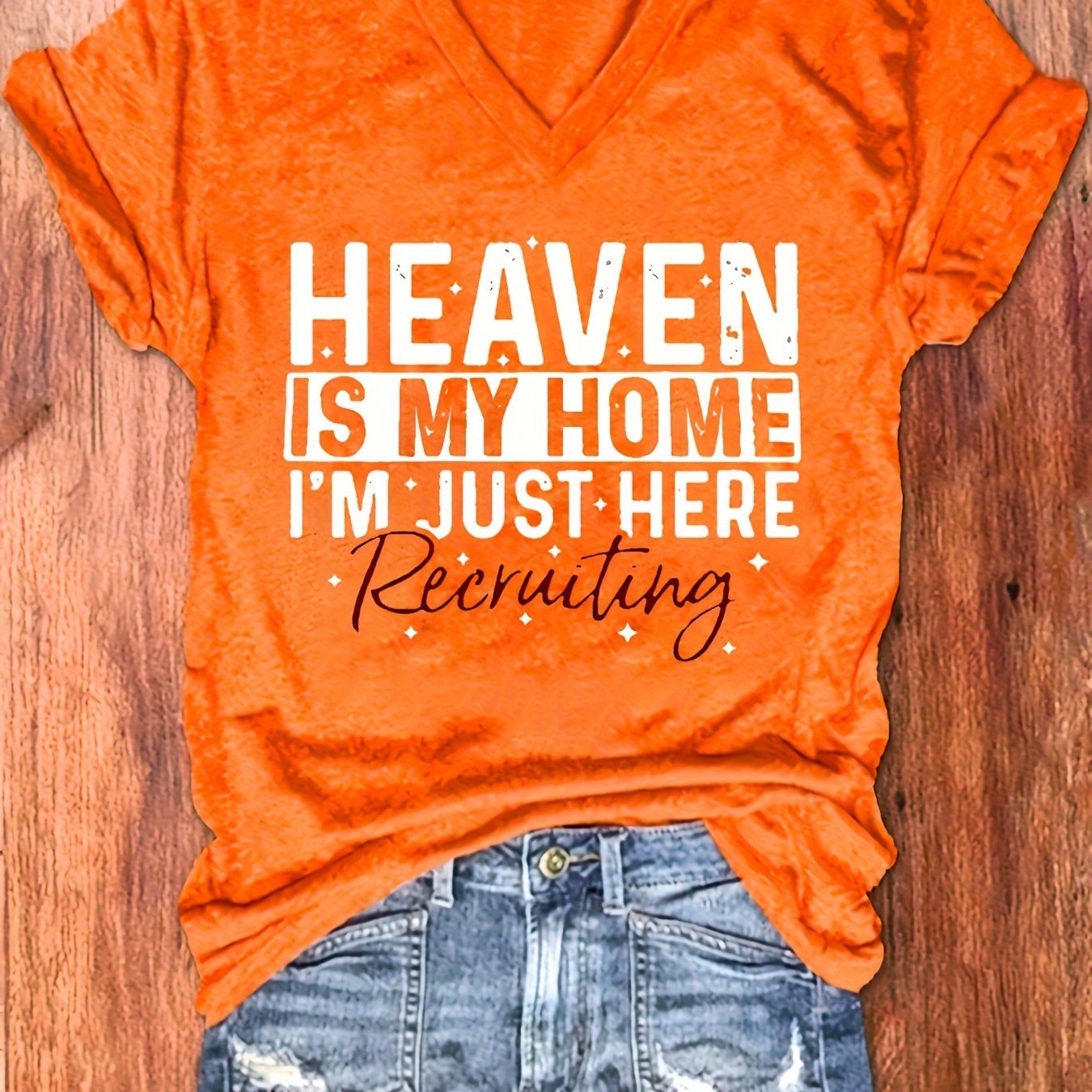 TEMU 1pc Ladies Printed Pattern T-shirt, Funny Printed Short Sleeve, Lightweight And Plaid For Casual Wear, Casual Casual Wear| Design