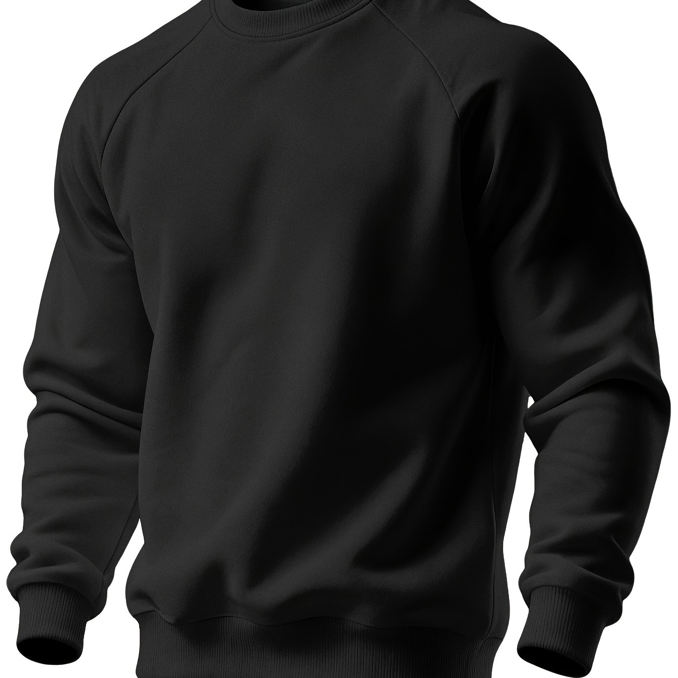 TEMU Men's Block Casual Sport Crewneck Sweatshirt, Autumn Essentials