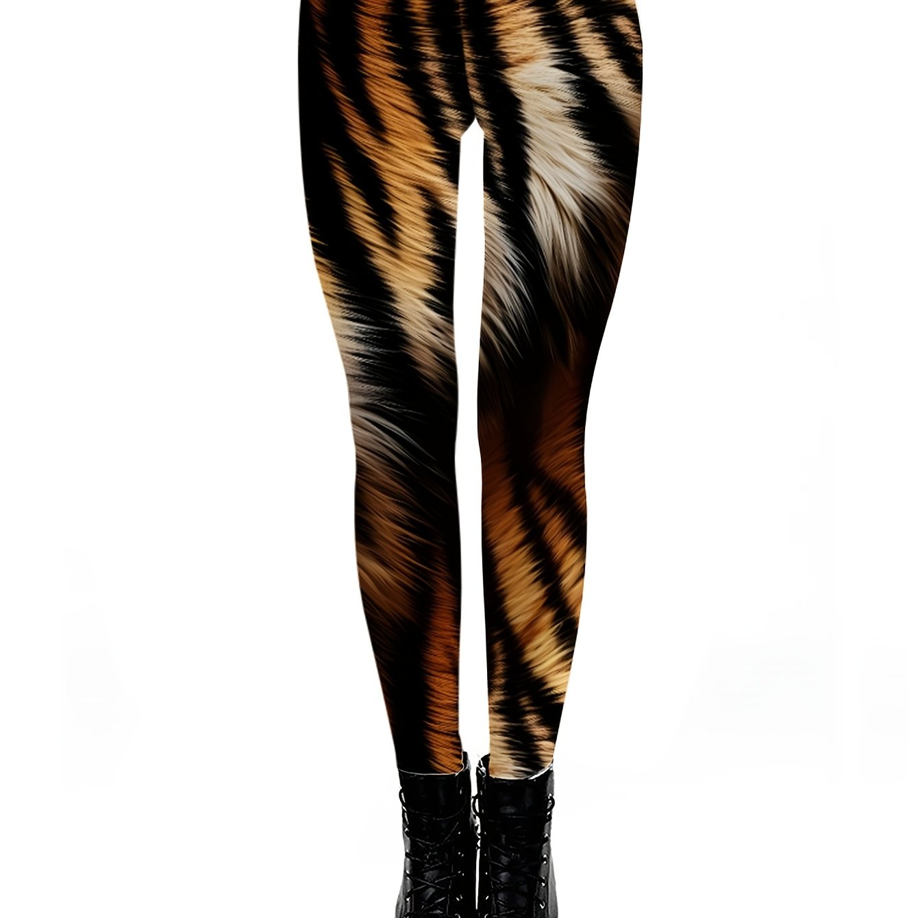 TEMU Women's Printed Leggings - High-quality, , Comfortable With Patterns
