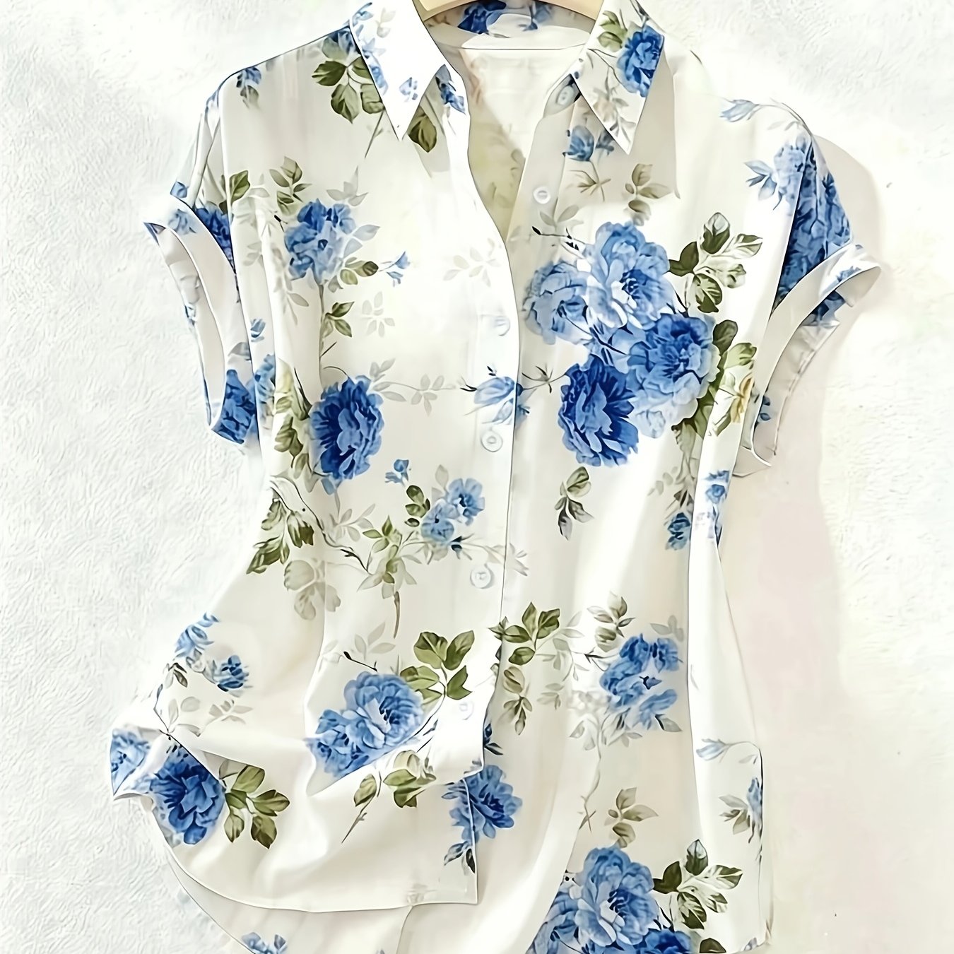 TEMU Women's Printed Short-sleeve Top