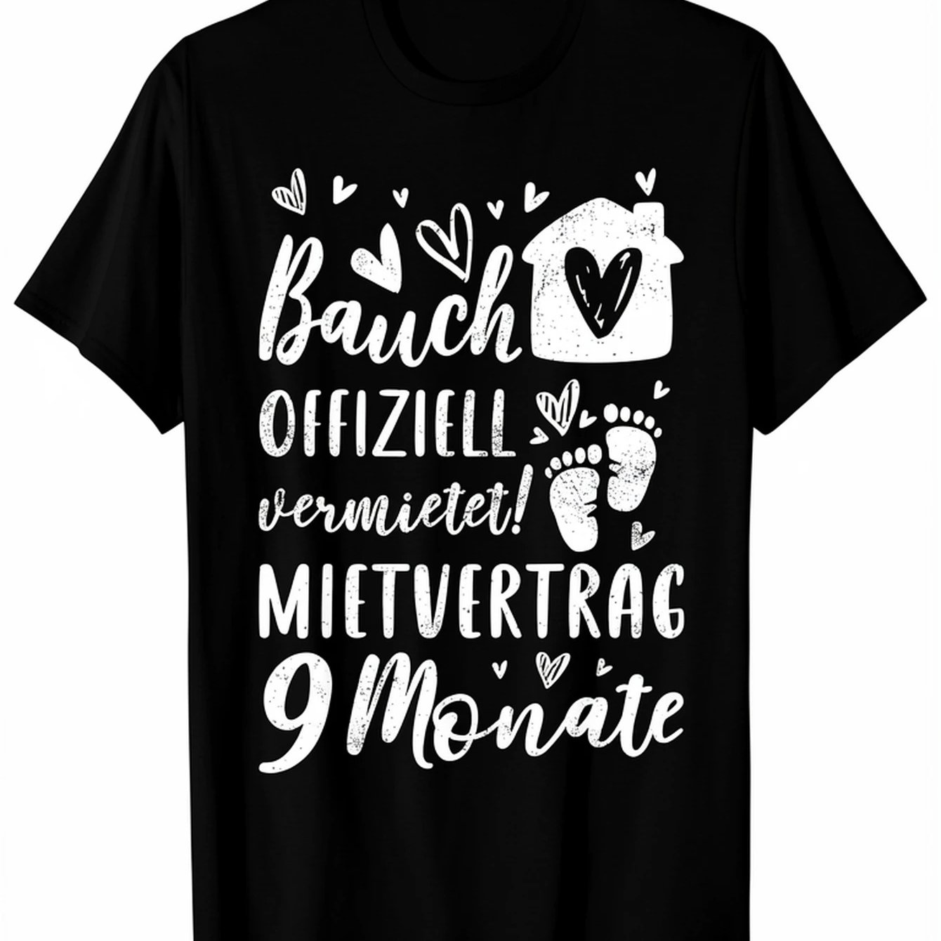Pregnancy Announcement, Expectant Mum, Expectant Mother T-shirt, Black