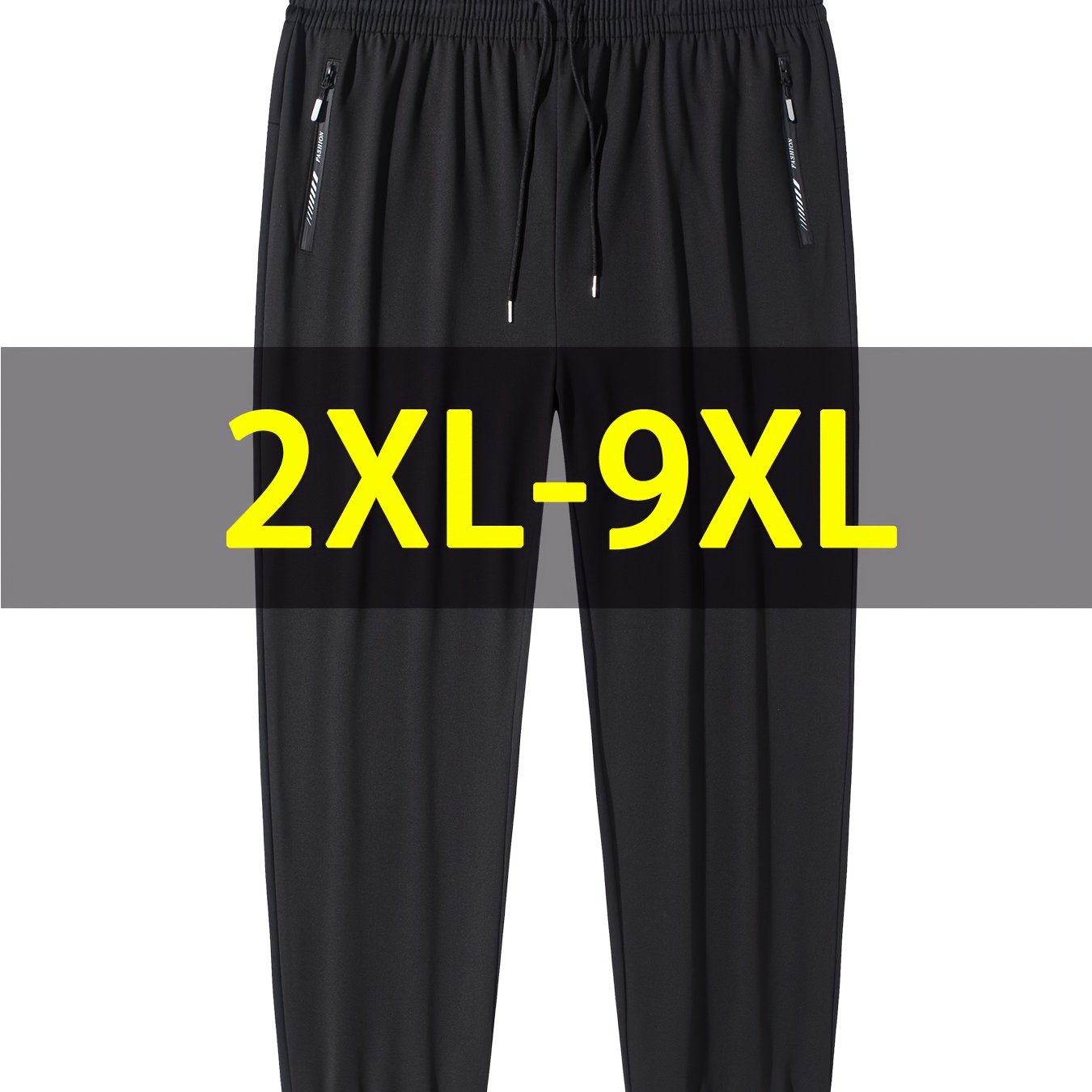 E-shop Herren Sport Hose in Übergröße, locker geschnitten, erhältlich in den Größen 2XL bis 9XL, für den Herbst. Diese lässigen Oversized-Hosen sind