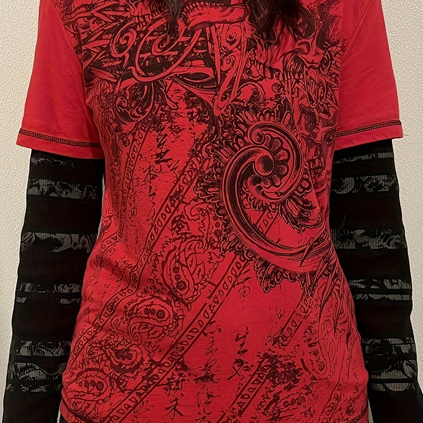 Y2k-inspired Graphic Tee