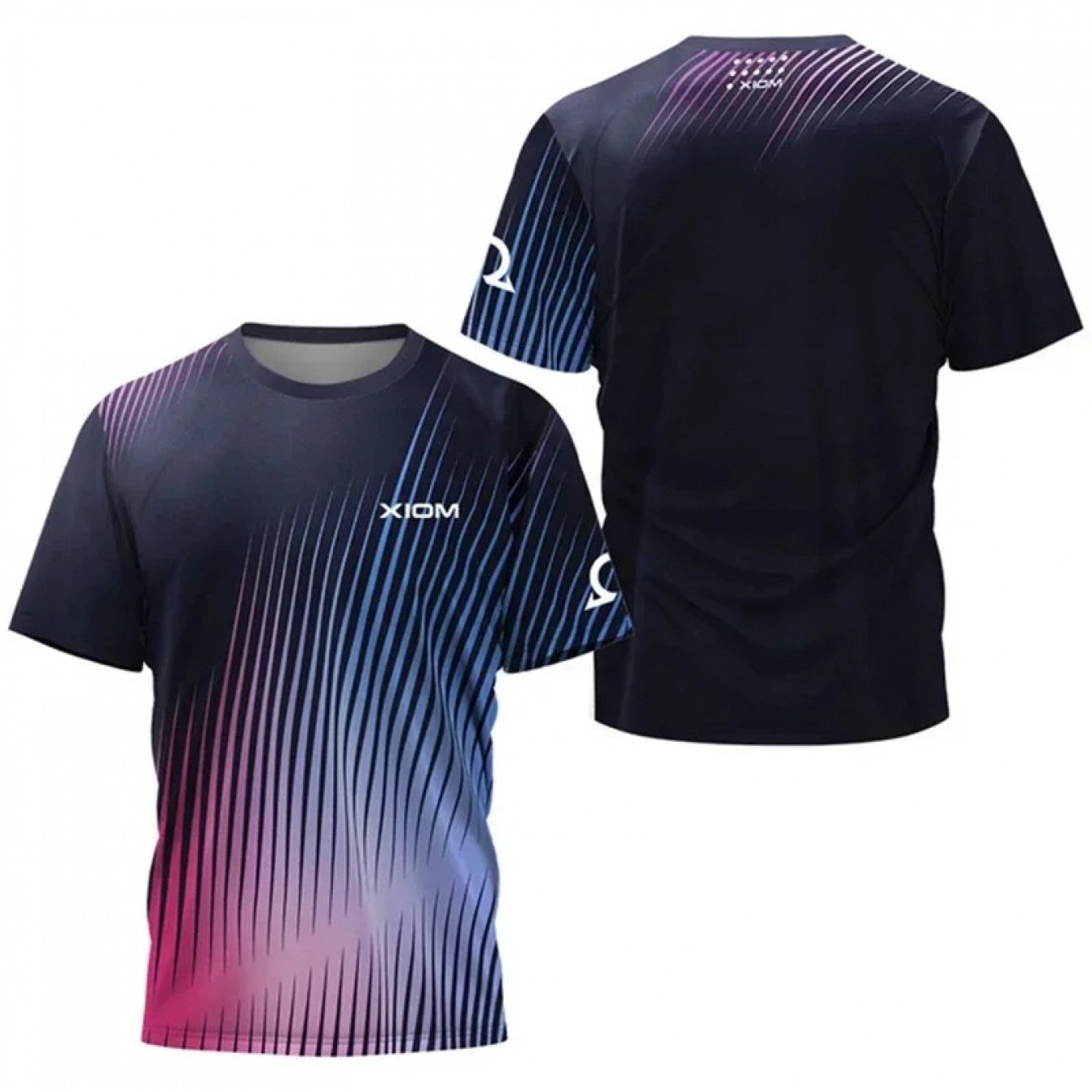 TEMU Men's Plus Size Breathable Crew Neck T-shirt - Sporty Short Sleeve Casual Shirt Suitable For Gym, & Daily , Machine Washable Regular Fit Wear, -