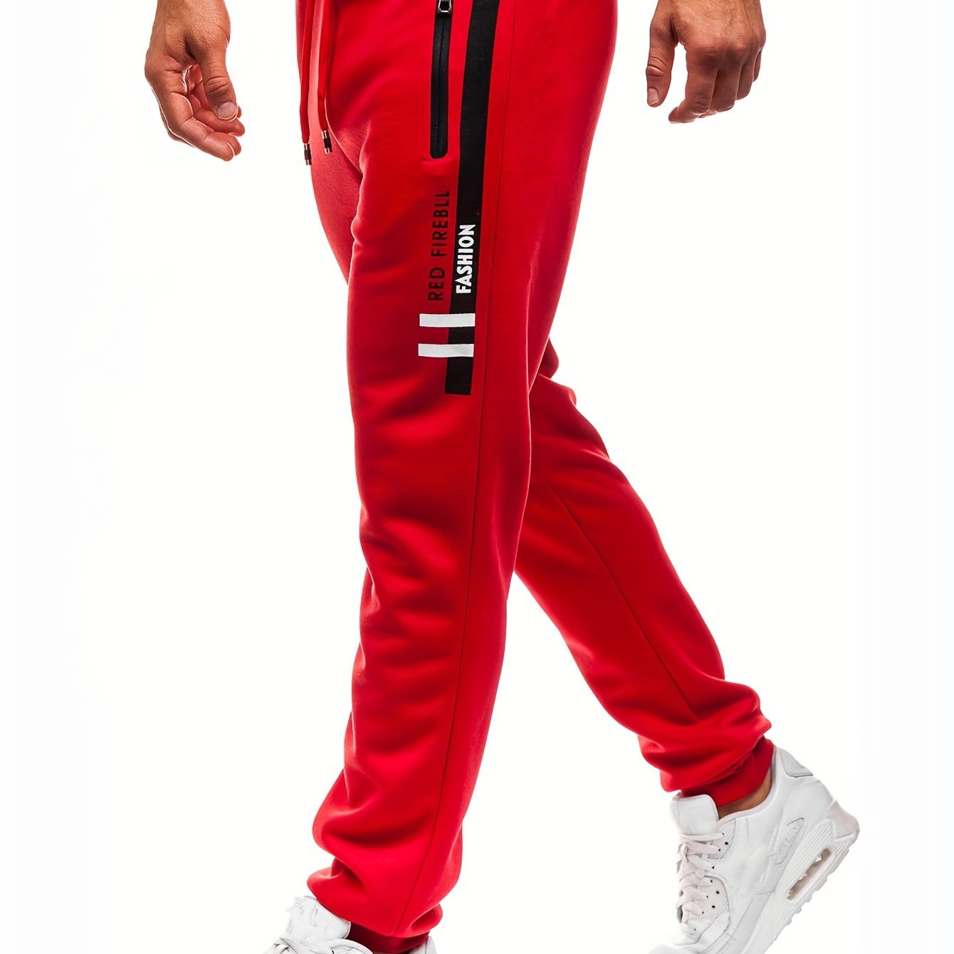Men's Sports Trousers With Design And Printed Casual Sweatpants