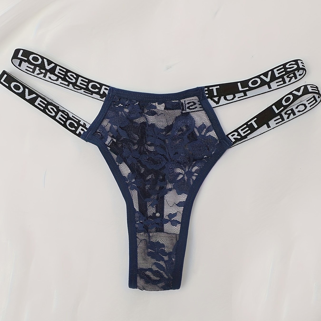 Sexy Floral Lace Thong Hollow Letter Tape Seamless Thong - Temu Spain