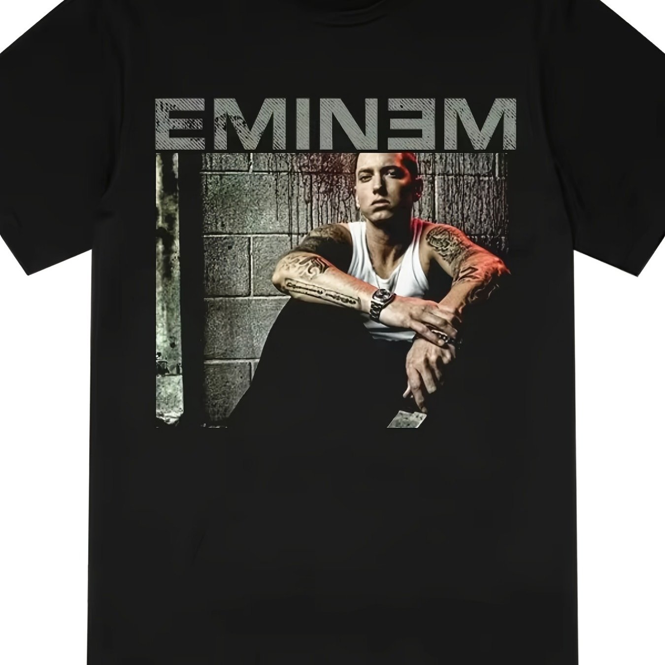 Men's & Women's Graphic T-shirt - Official Hip Hop Tee With Iconic Back Print, Short Sleeve Round Neck Casual Shirt For Concerts & Casual Attire, Machine Washable Rap Music Apparel