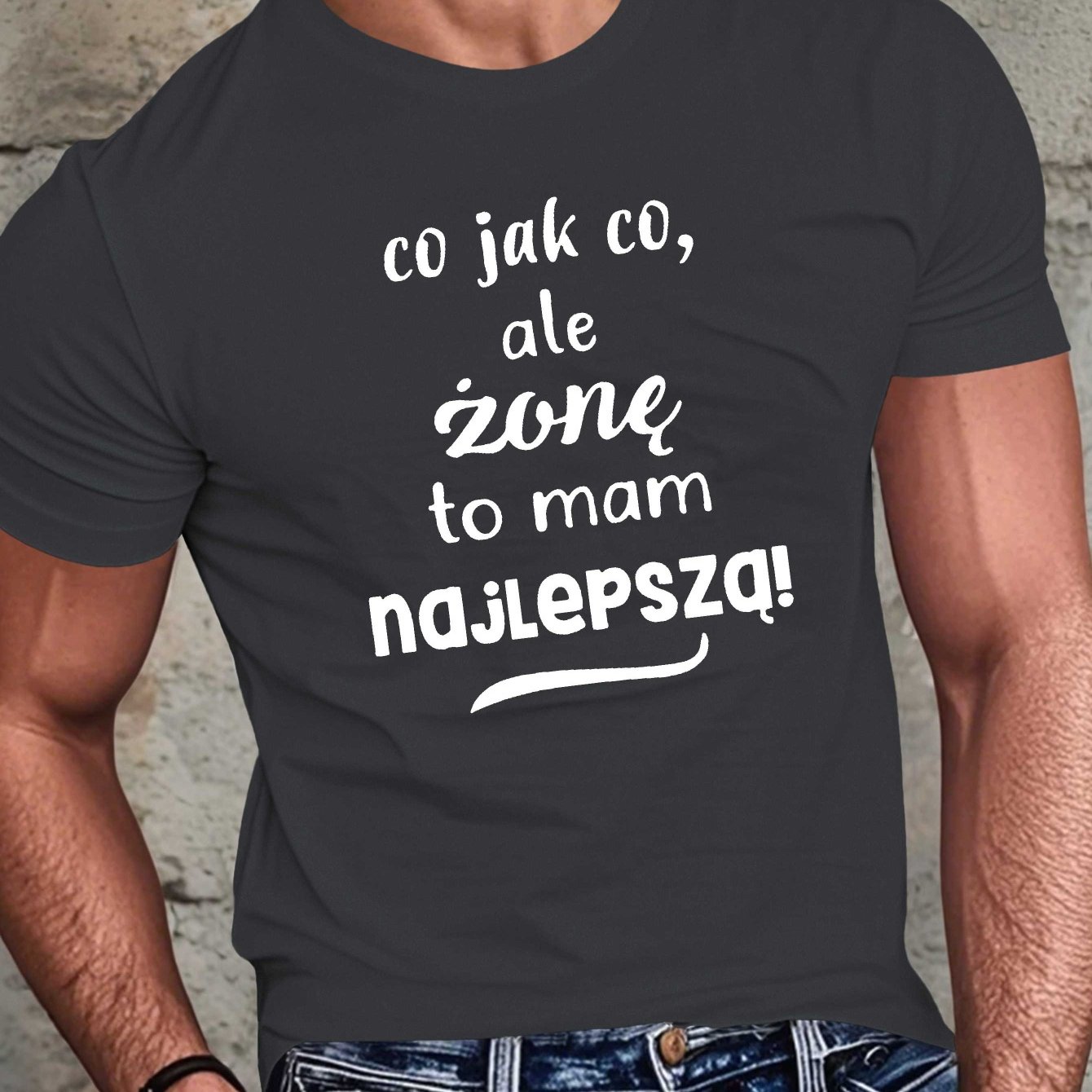 TEMU Humorous Polish-themed Men's Short-sleeve Summer Shirt
