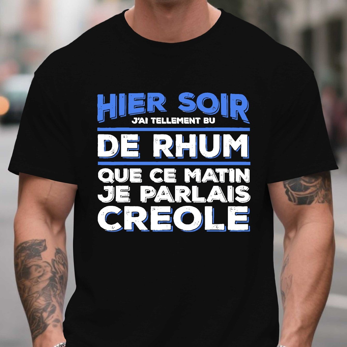 TEMU T-shirt Homme Manches Courtes Été - Humoristique Française - Haut Décontracté