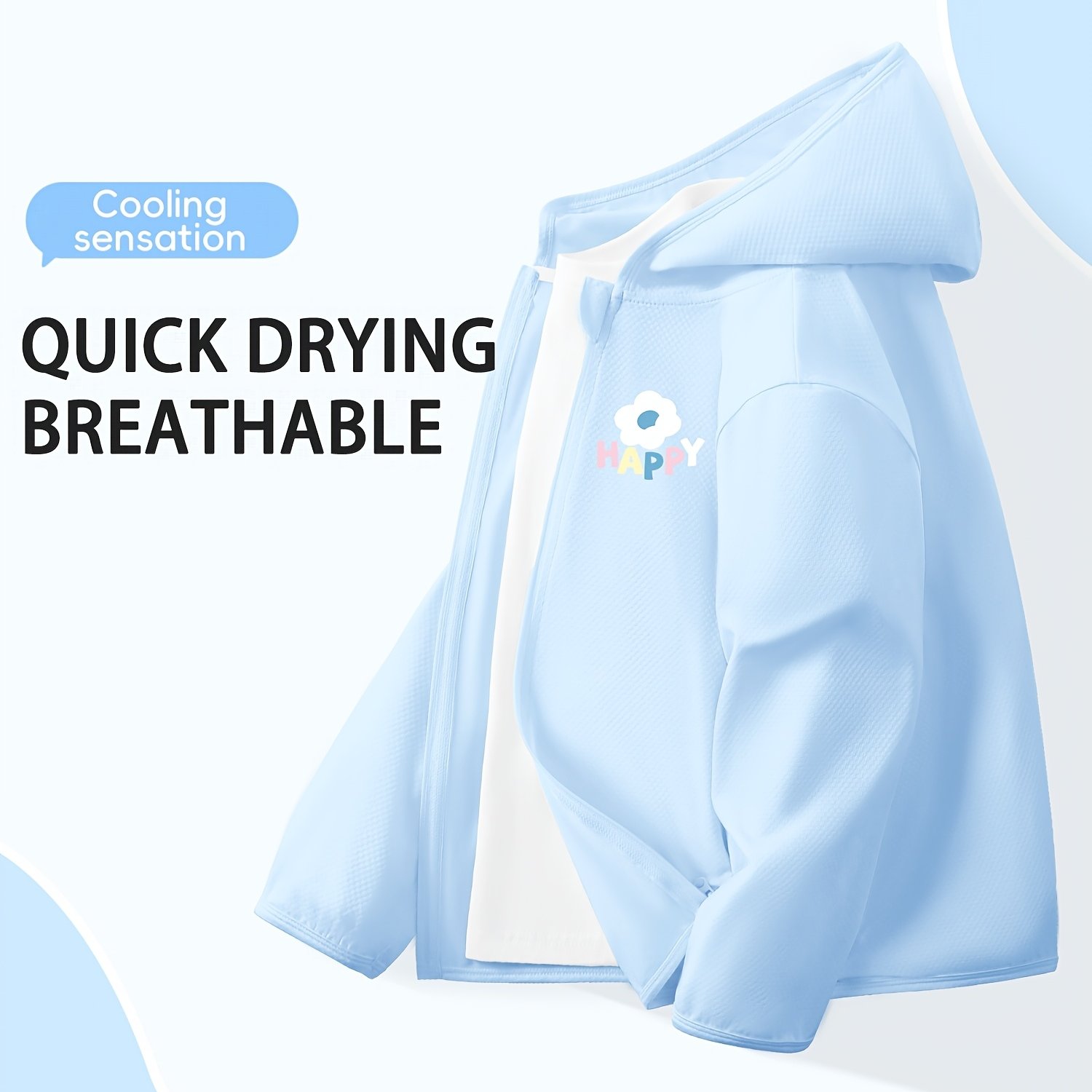 TEMU 1pc, Girls' Jacket, Lightweight And Thin, Breathable, Comfortable, , Quick-drying, Durable, Wear-resistant, Loose Fit, For Girls, Fashionable,