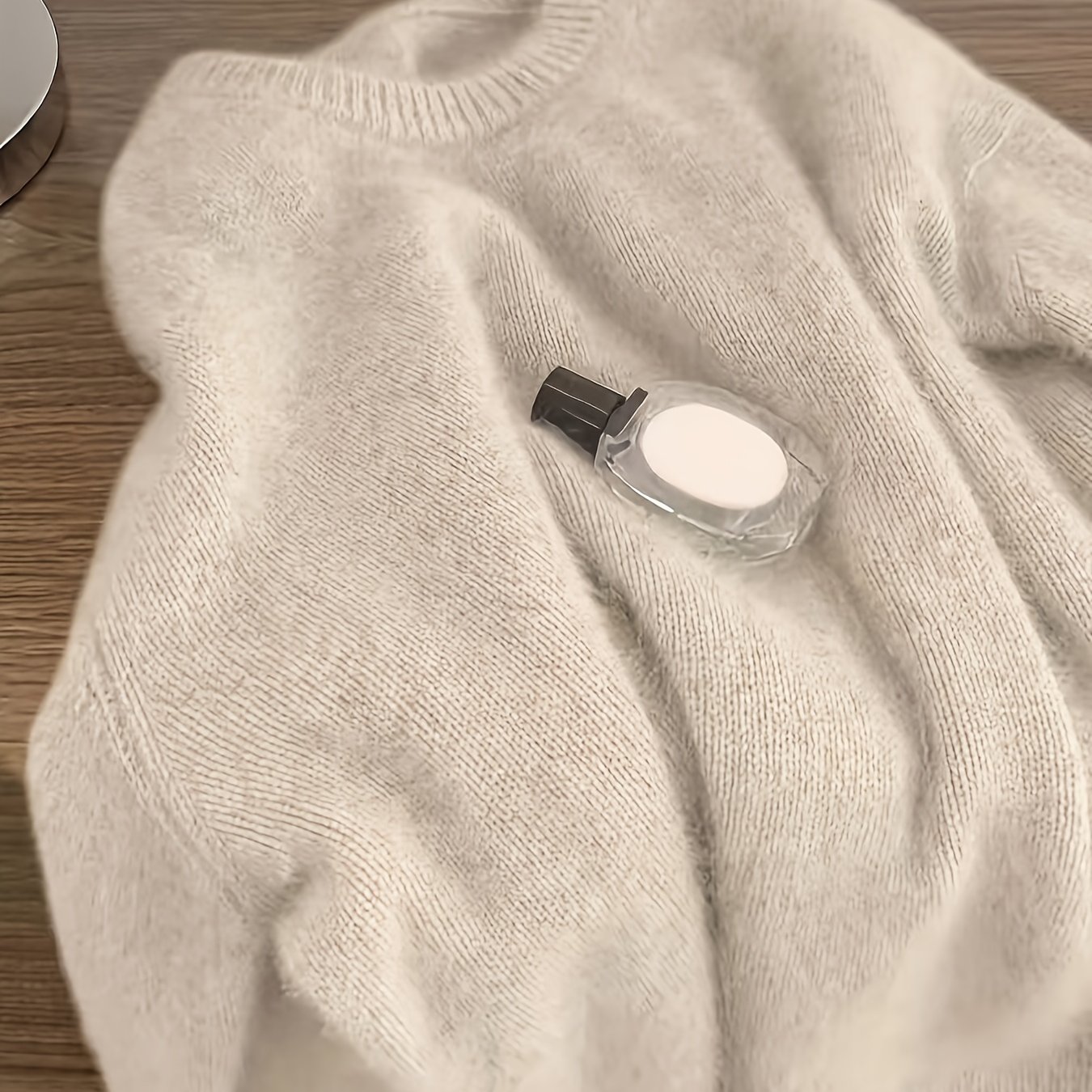 Autumn-winter Women's Commuter Casual Elegant Solid Color Round Neck Pullover