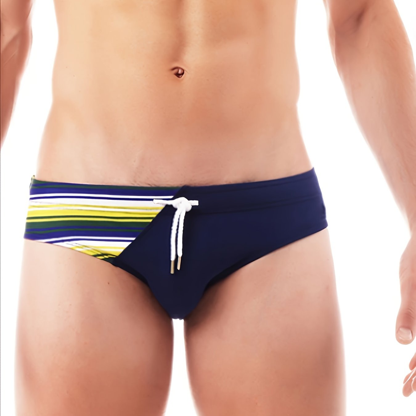 Men's Swim Briefs Thong Swimsuit Shorts Pants Drawstring - Temu Canada