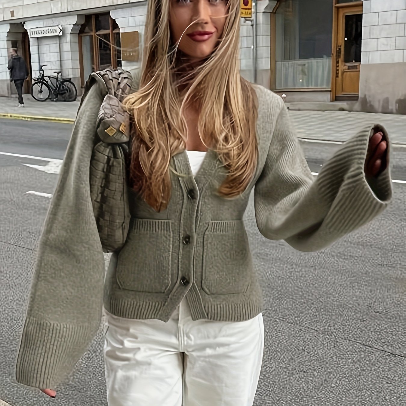 Easy And Solid Sense Spring/autumn Season Cardigan