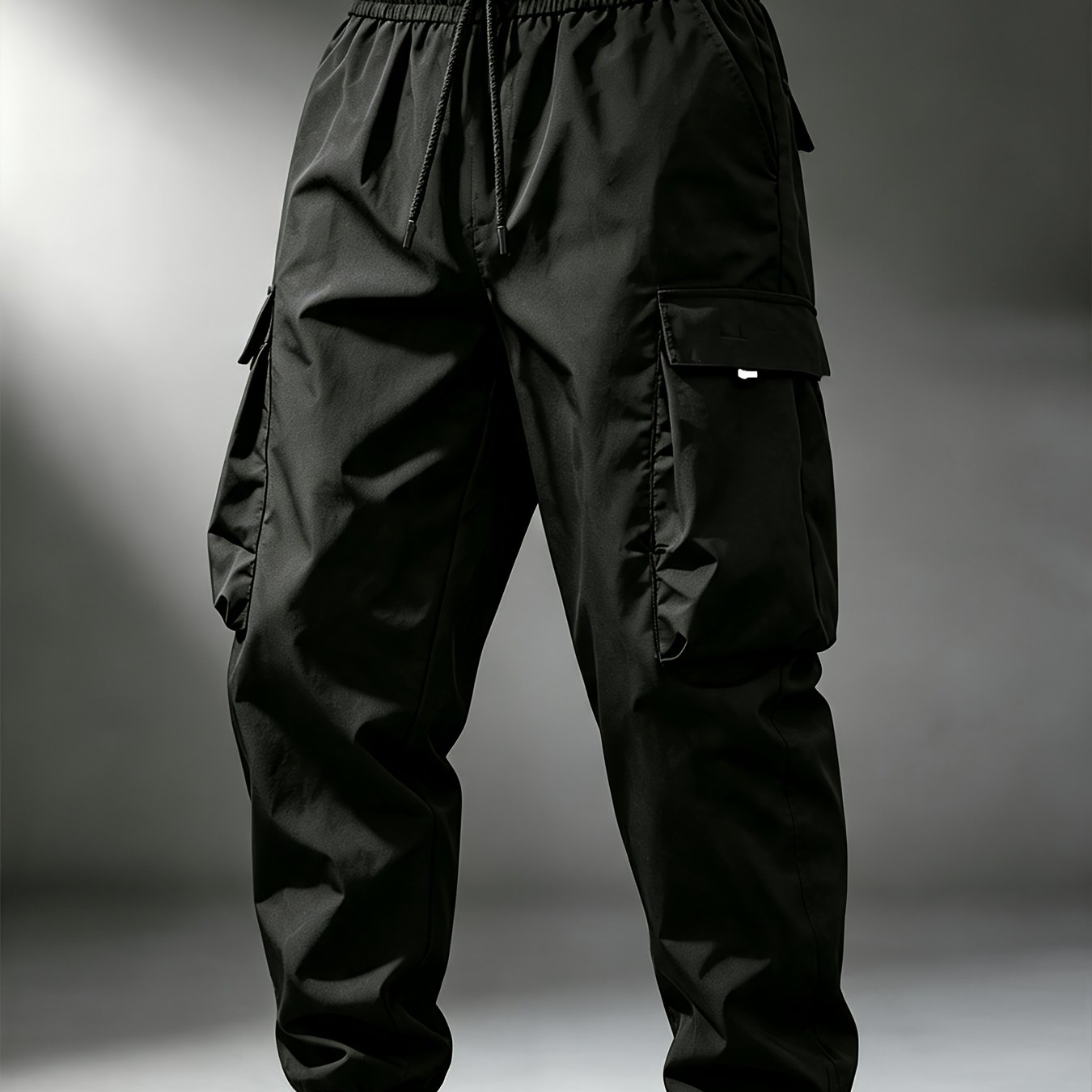 TEMU One-piece Set. Daily Wear, American Thin Breathable Casual Pants, Men's Summer Workwear Easy Long Pants