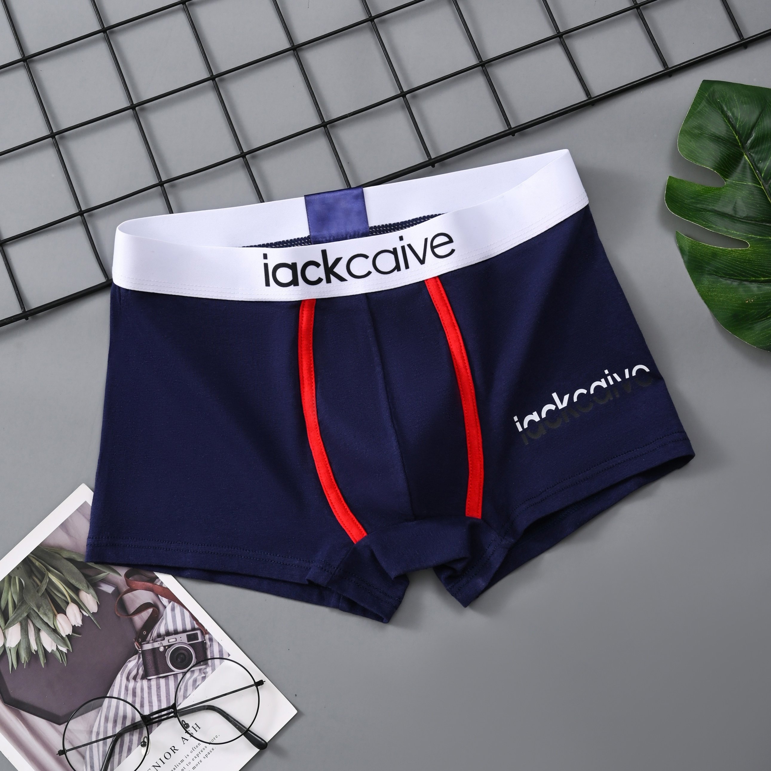 Image of 1pc Men's Underwear Sexy Shorts Men's Multi-styles Multi-colors Pure Underwear Men's Breathable Boxer Shorts Solid Color Boxer Shorts High Quality Brand Underwear