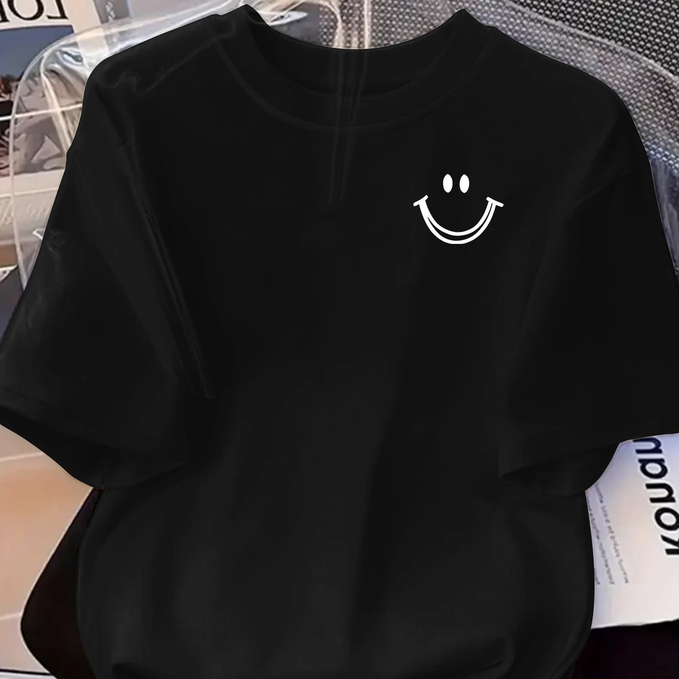 TEMU (popular T-shirts) Spring And Summer Trend Women's Short-sleeved Round Neck T-shirt Versatile Trendy Brand Short-sleeved Women's Tops