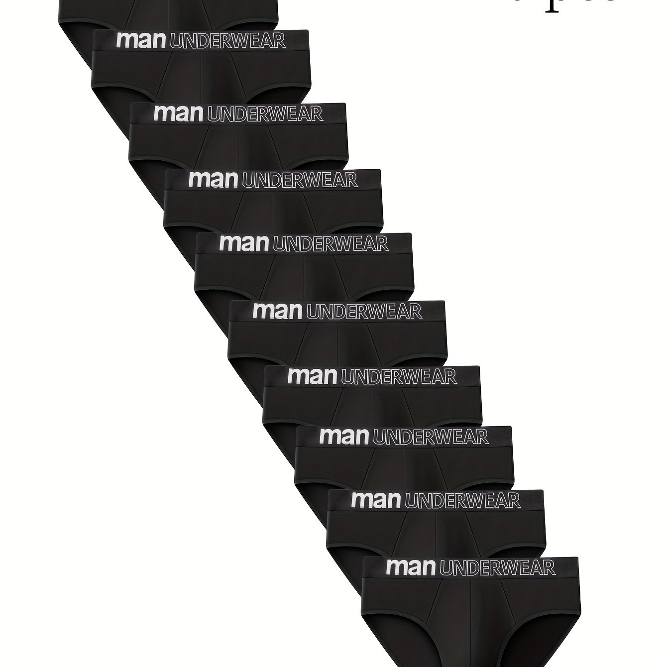 E-shop 10er-Pack Herren Boxer Briefs Basis Unterwäsche Herren Trendige Mode Boxer Briefs, Unterwäsche
