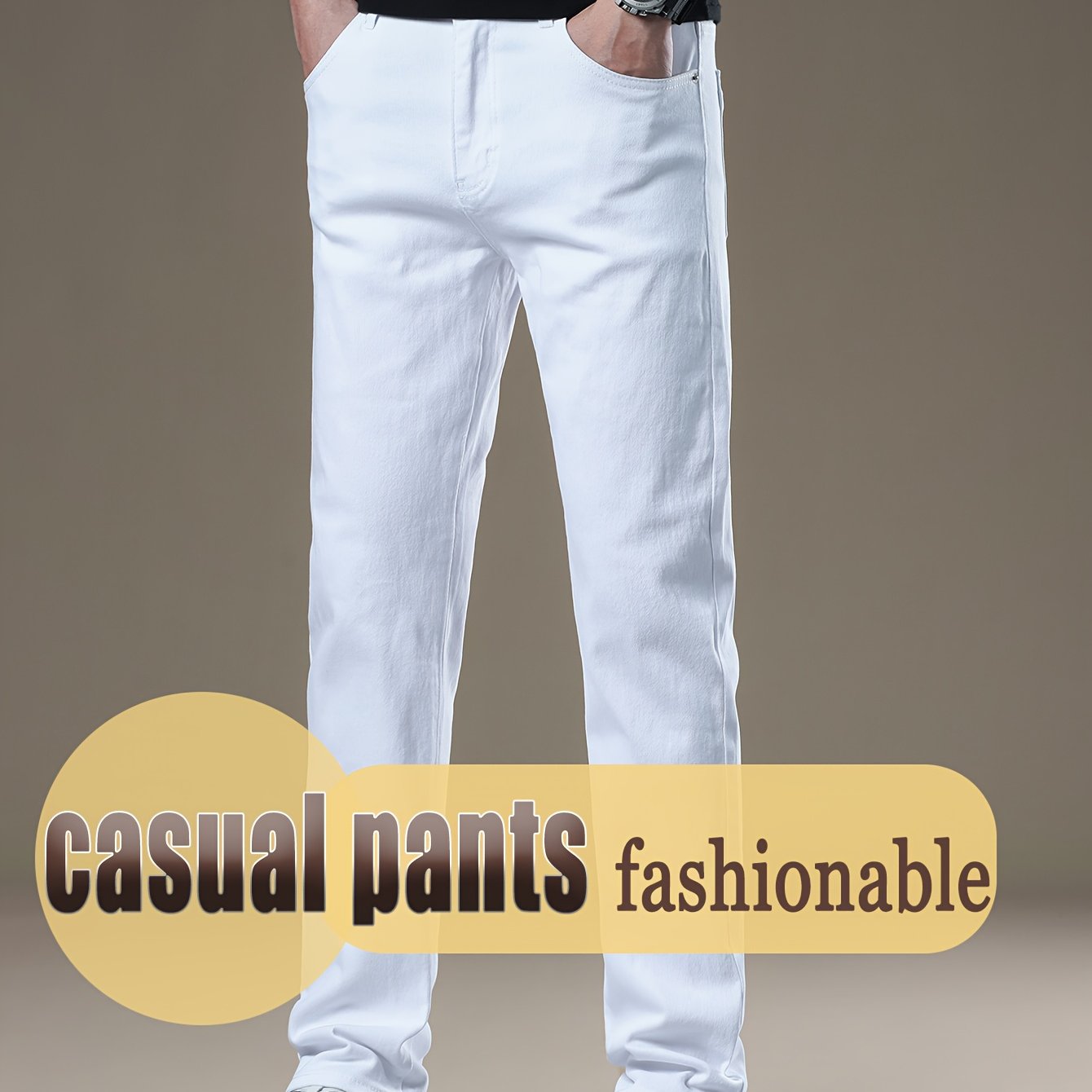 2026 Renewal, Golf Trousers/autumn- Dress Pants/suitable For Office And Daily Wear/stretch Plus Size/slim Fit Jeans/men's Casual Pants/suitable For Casual /men's Straight-leg Casual Pants/light