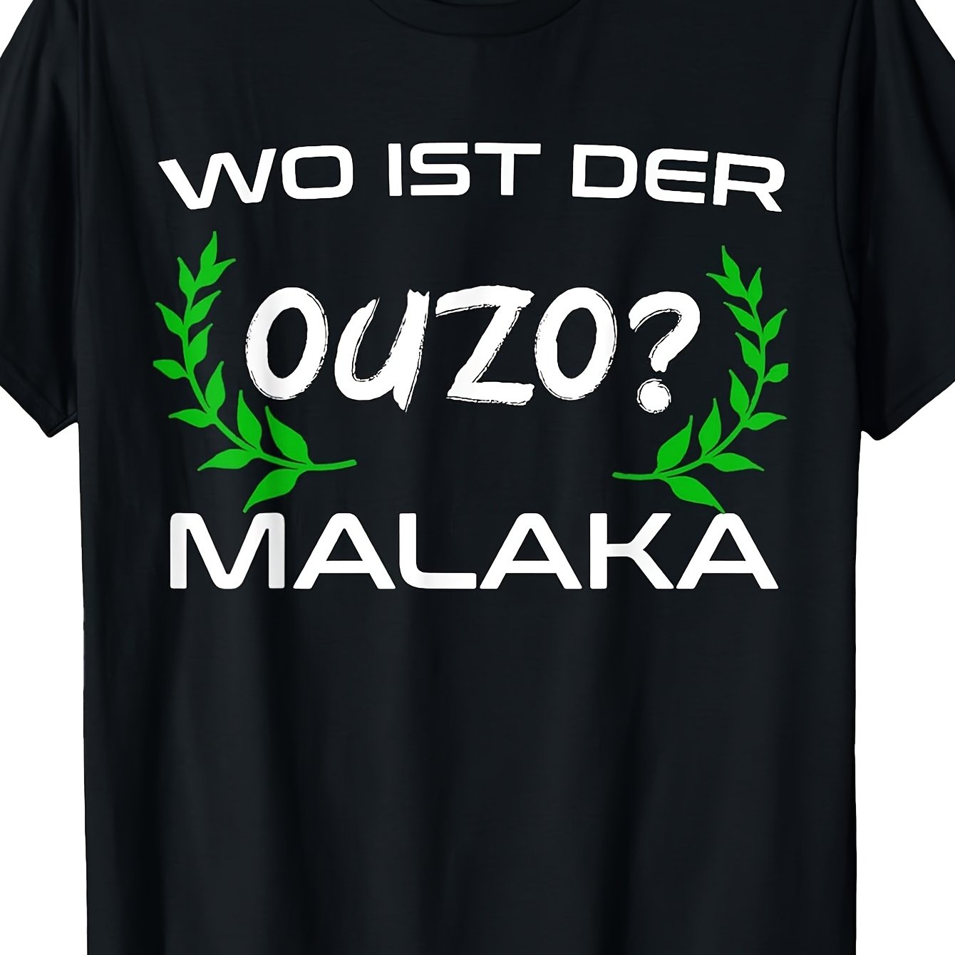 Image of Where Is The Greece Funny Gift T-shirt Men's Black Tee Versatile Perfect For Home|outdoor|gifting|work (birthdays|valentine's Day|mother's Day) All Sizes Unisex