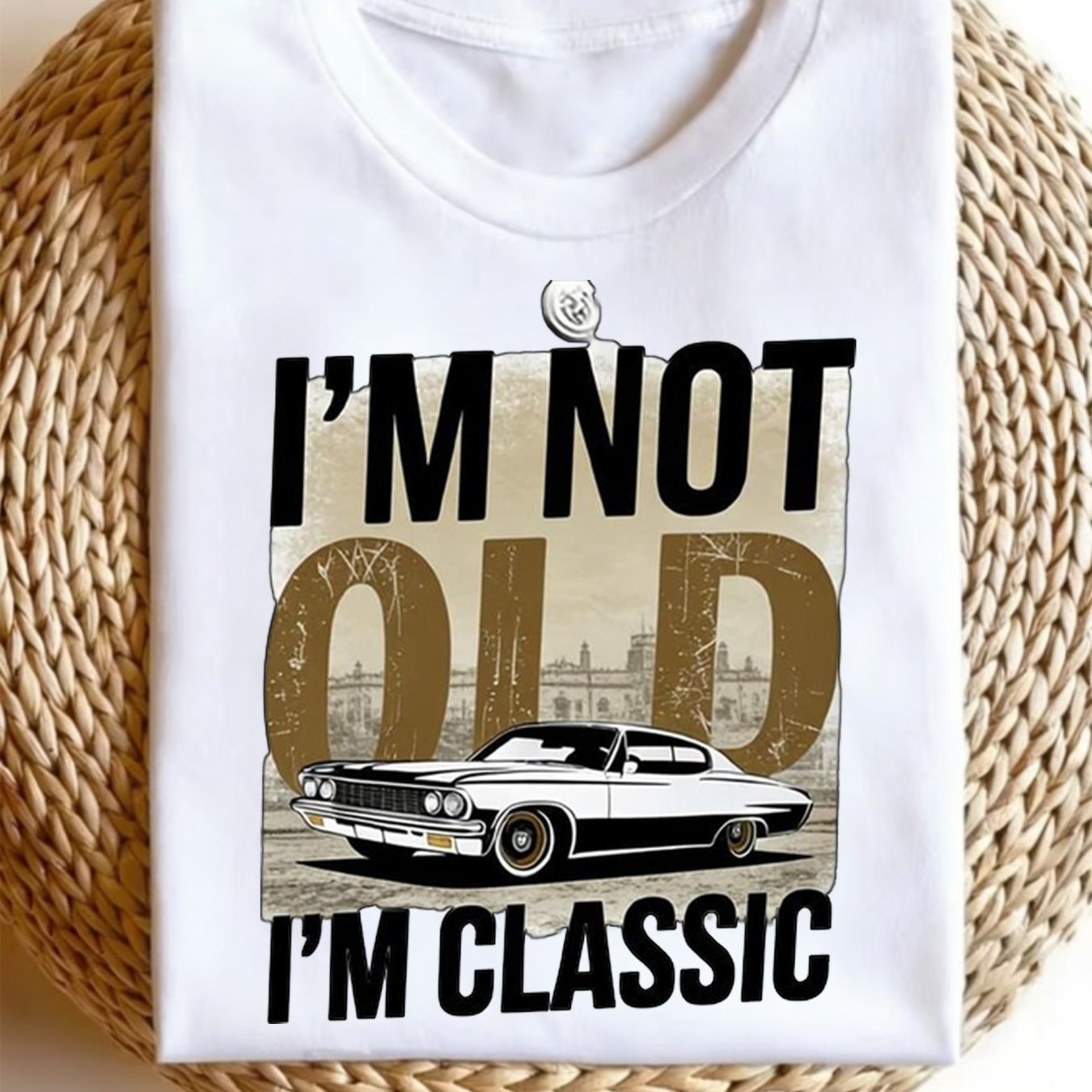 TEMU ( Old) And (i'm ) Plus Size Women's T-shirt Retro-themed T-shirt A Fun T-shirt With A Touch Of Self-deprecation About Age And A Retro Vibe