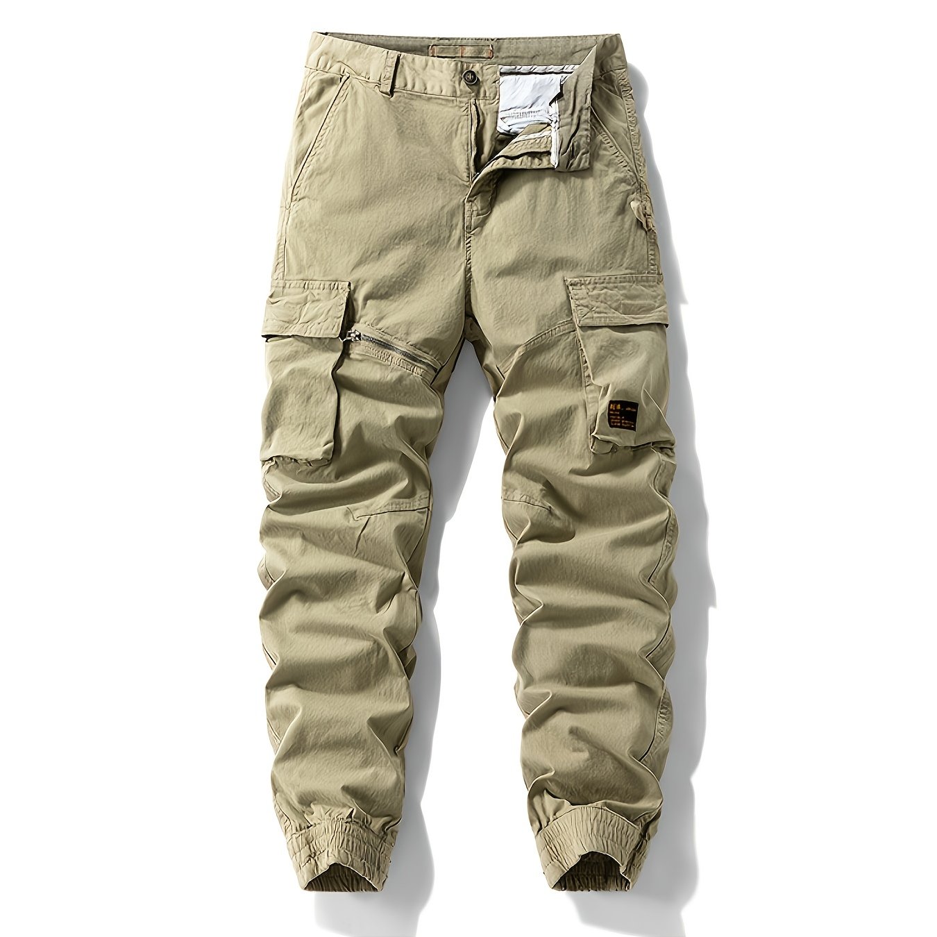 American Streetwear Cargo Pants, Multi-, Stylish And Casual Workwear Trousers That Practicality With Style, Machine Washable, Suitable For , Versatile, , And -looking