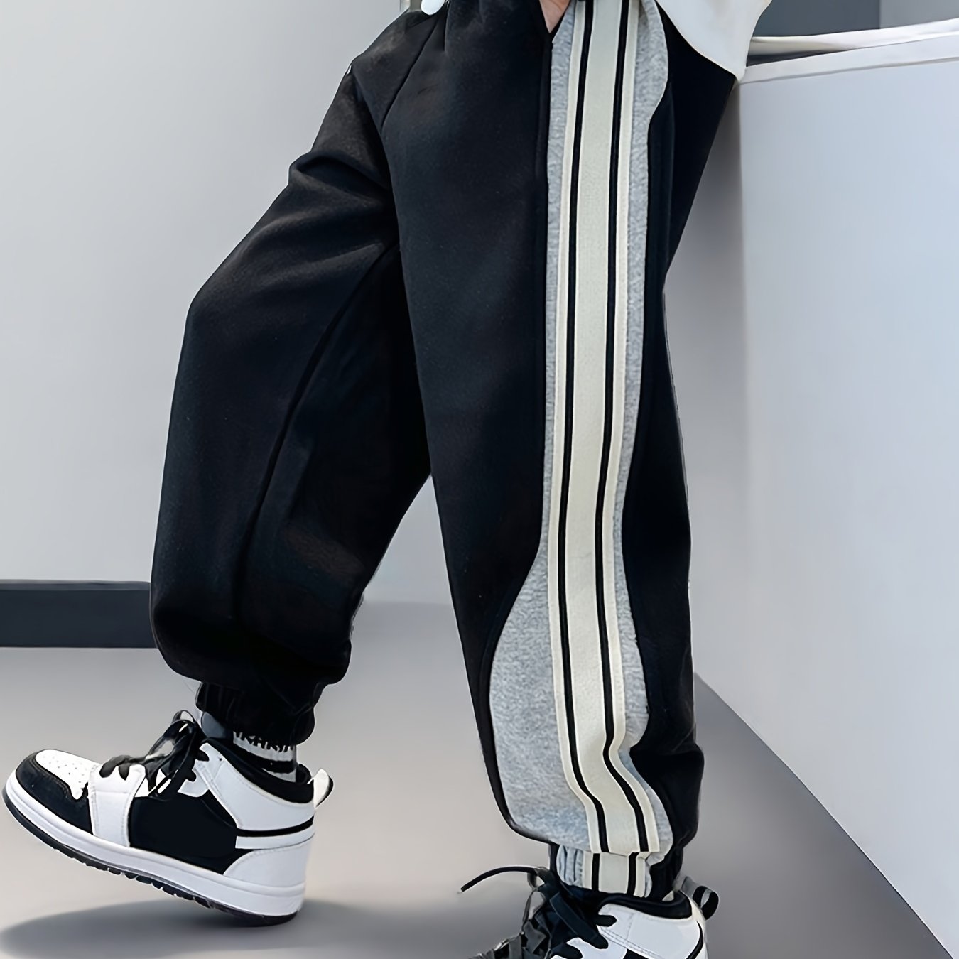 Image of Children's And Boys' Comfortable, Fashionable, Western-style , Spring And Autumn Season New Style Ankle Pants, Perfect For Outdoor,christmas,halloween