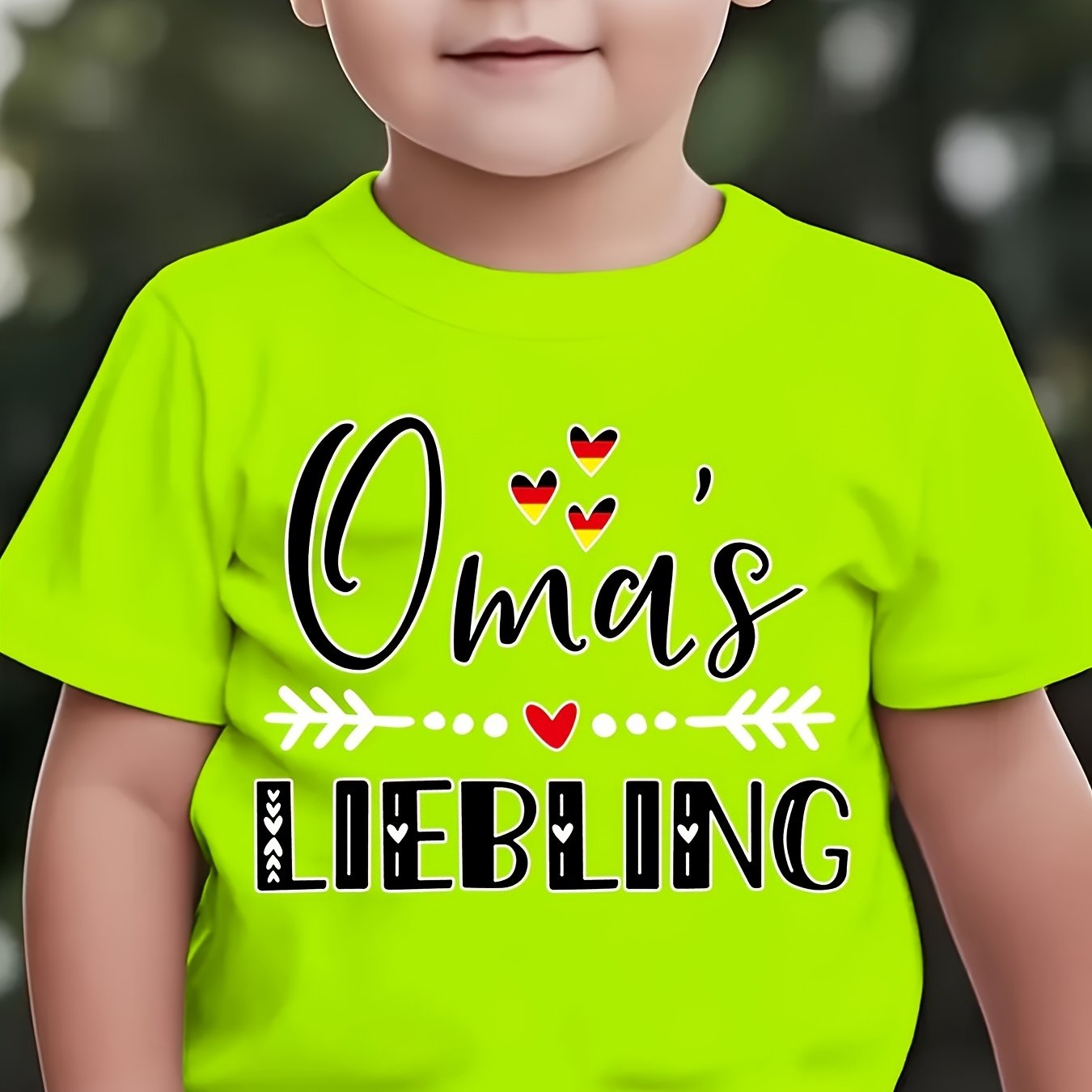Summer Fashion Boys' Short-sleeve T-shirt With "omas " Letter Top Nydx9079